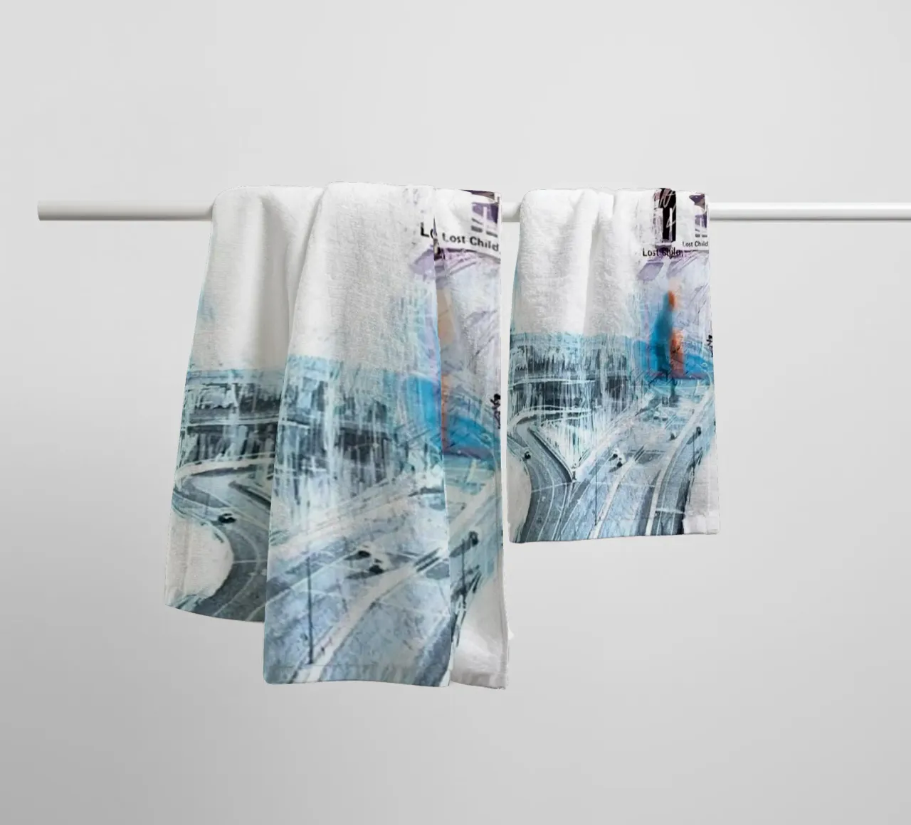 testa radio 1 Art asciugamano da bagno da music soul