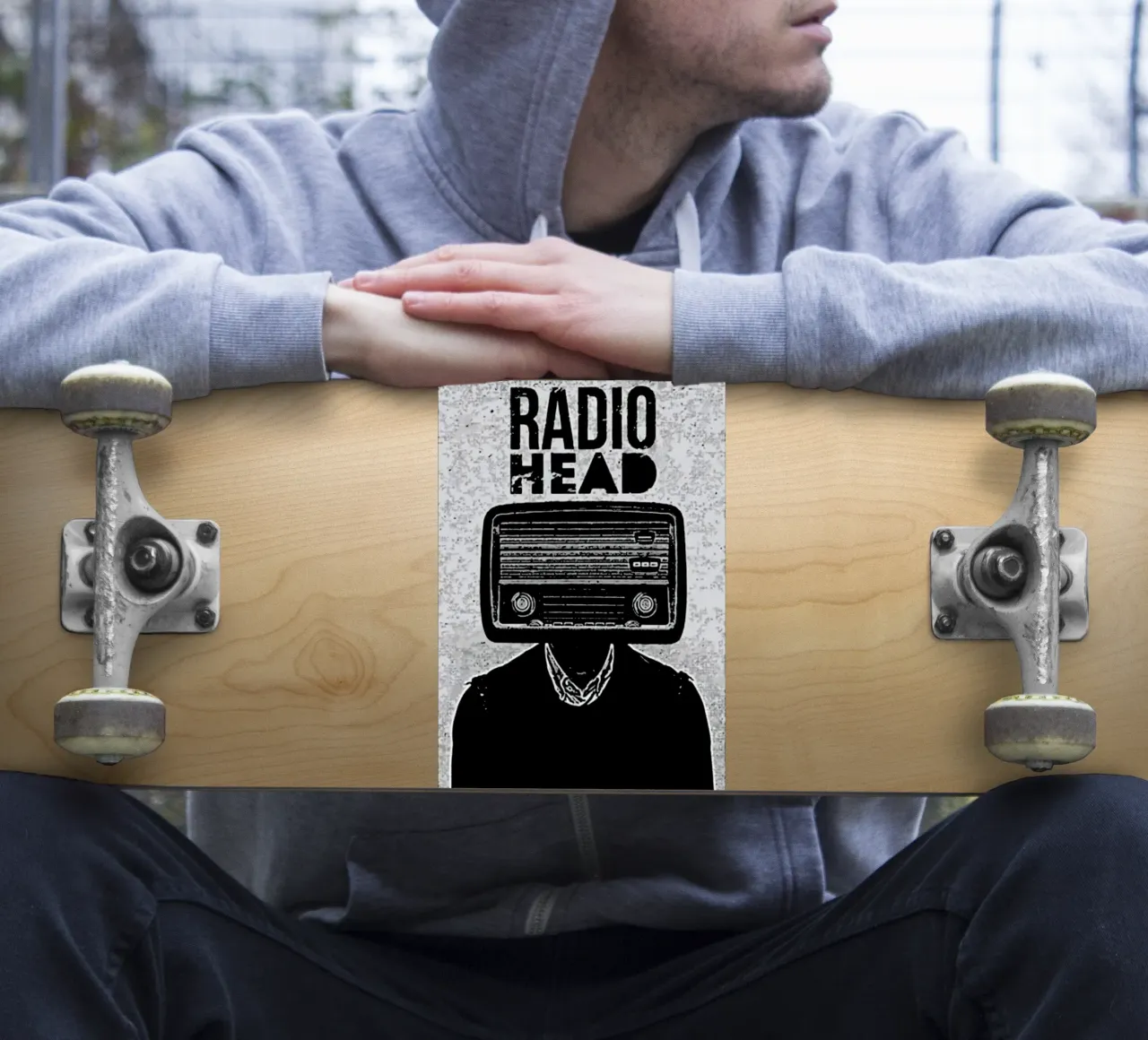 Radio Head 1 Kunst Sticker von music soul