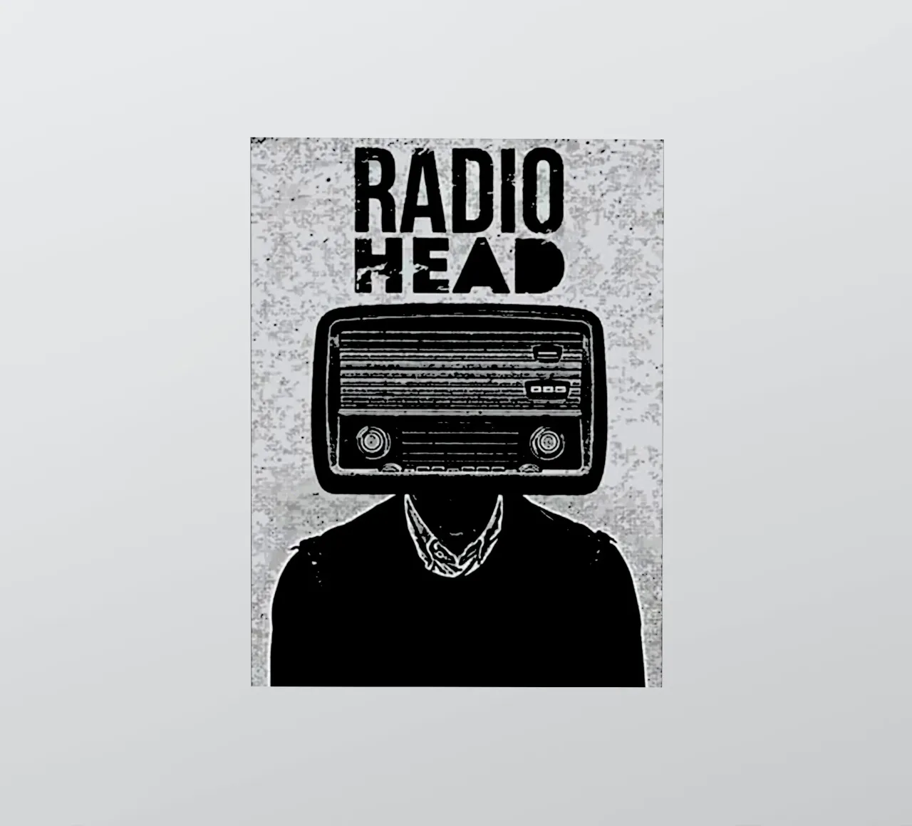 Radio Head 1 Kunst Sticker von music soul