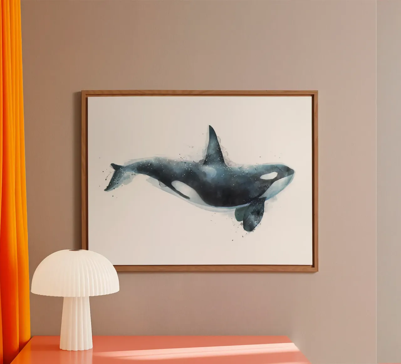 The Orca alu-dibond by Rachel Gallery