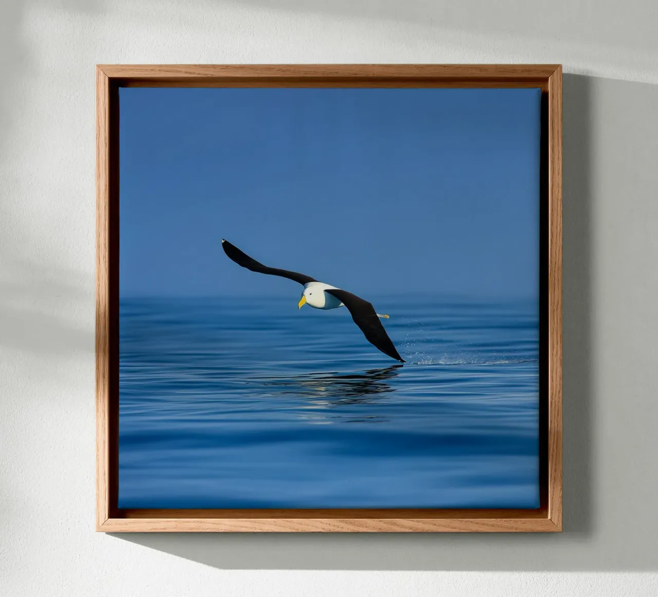Whispers of the Ocean canvas with Floater frame by PhotoVibe Decor