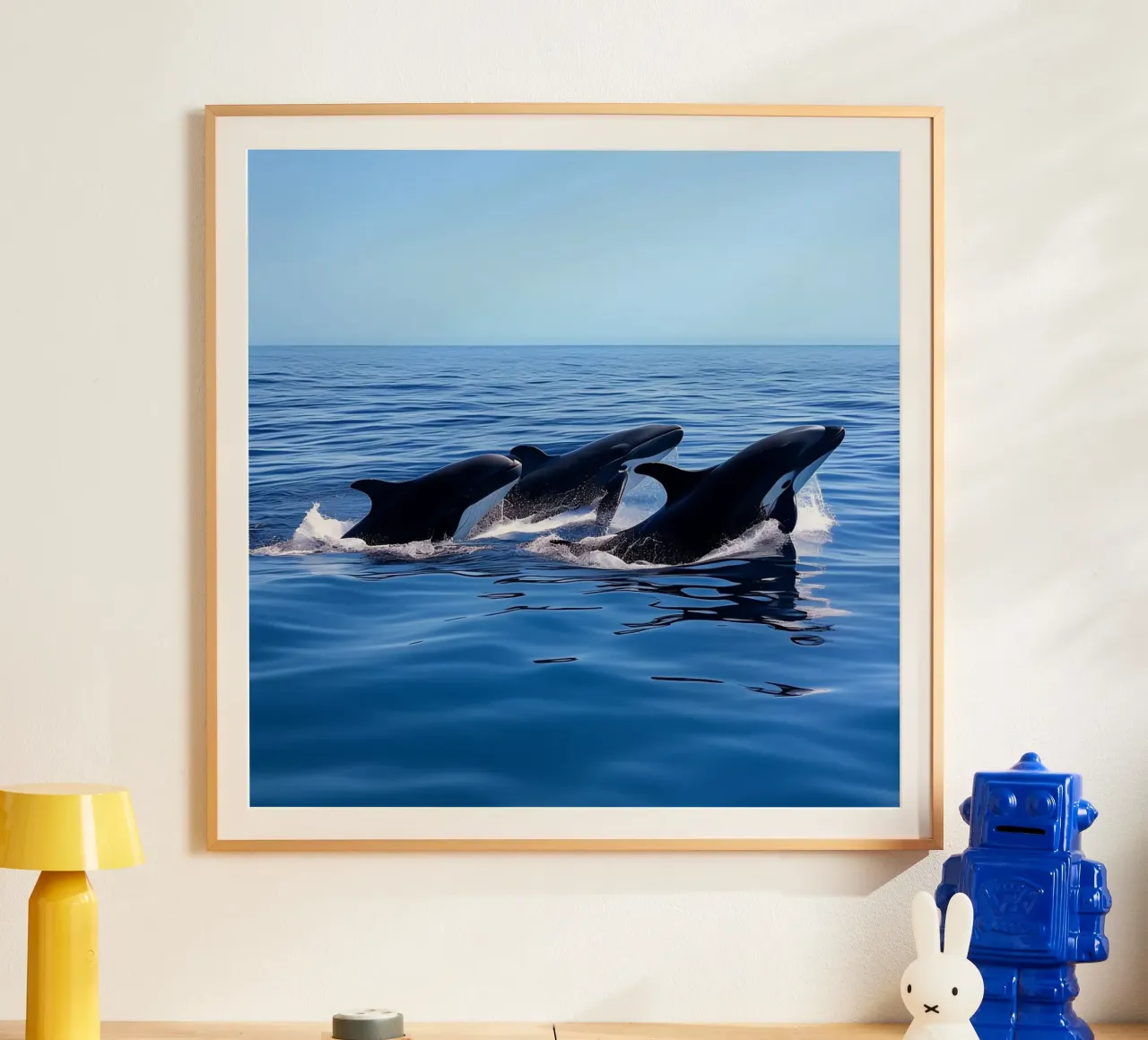 Das Flüstern des Ozeans Poster mit Kunststoffrahmen von PhotoVibe Decor