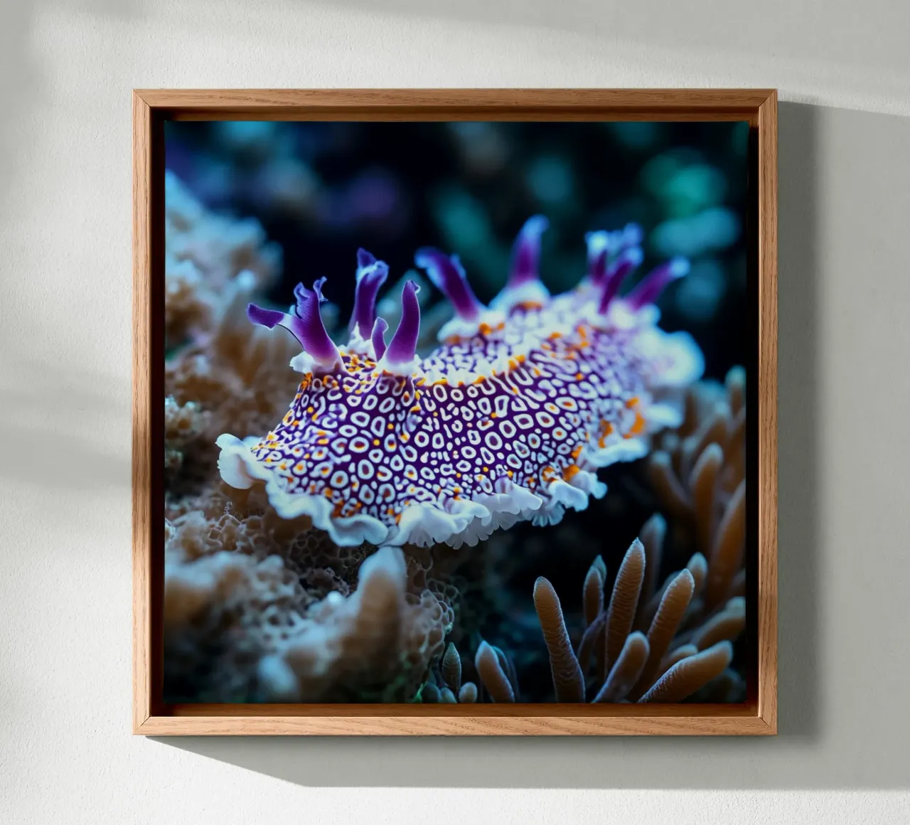 Whispers of the Ocean canvas with Floater frame by PhotoVibe Decor