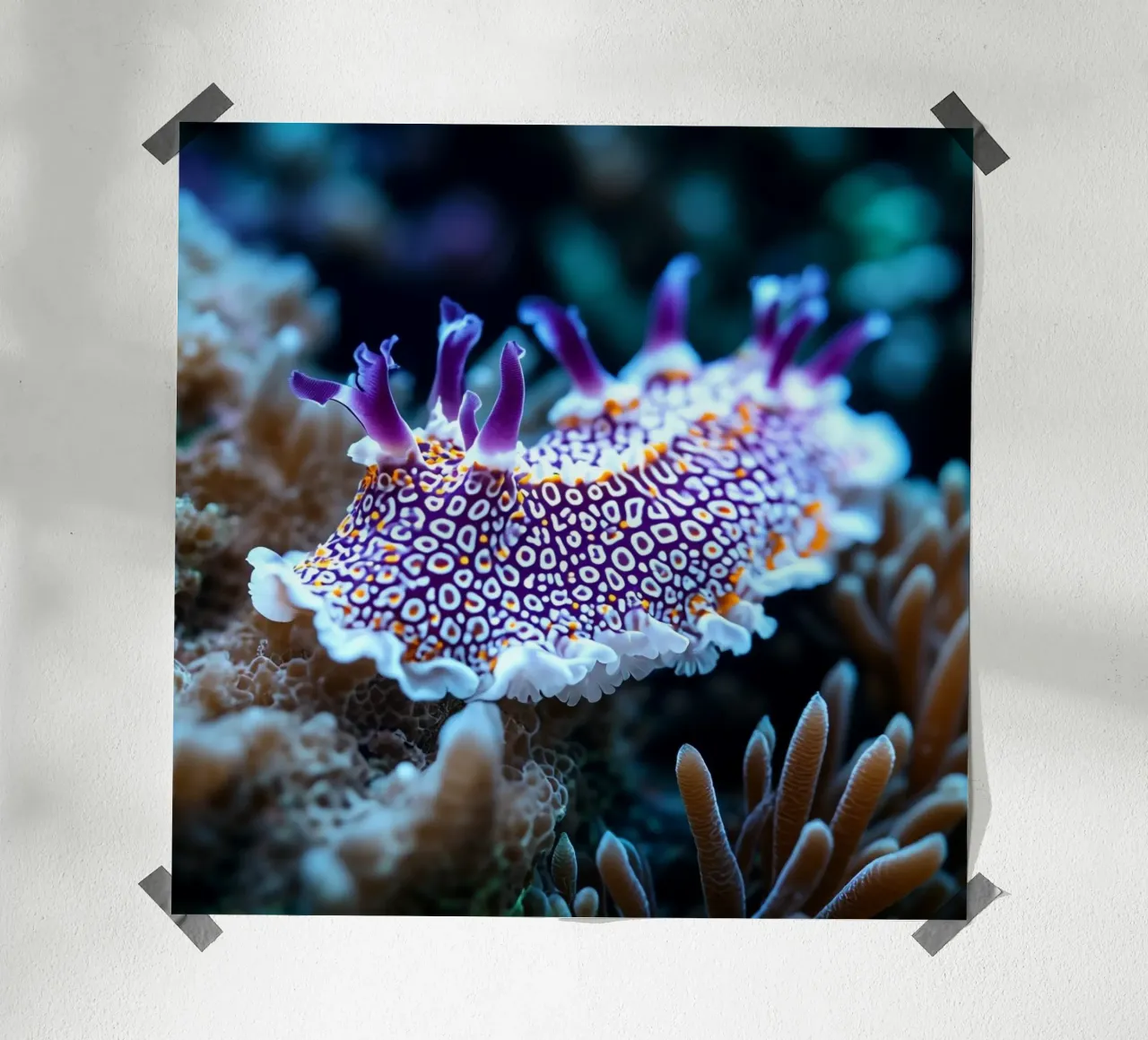 Das Flüstern des Ozeans Poster mit Kunststoffrahmen von PhotoVibe Decor
