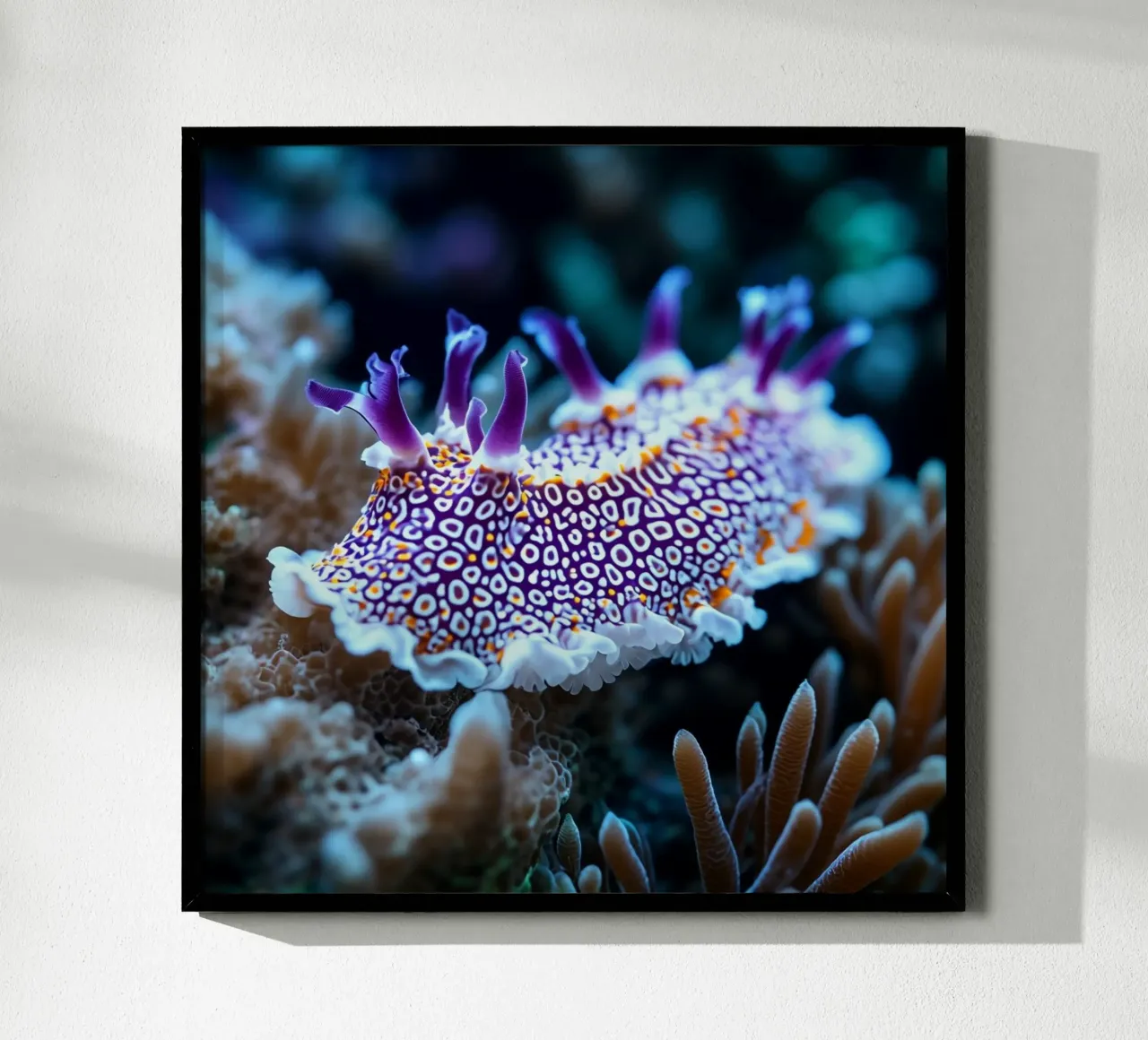 Das Flüstern des Ozeans Poster mit Kunststoffrahmen von PhotoVibe Decor