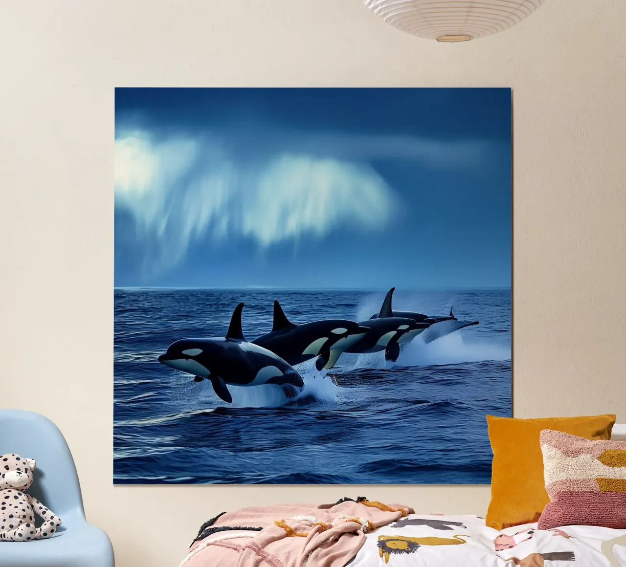 Das Flüstern des Ozeans Poster mit Kunststoffrahmen von PhotoVibe Decor