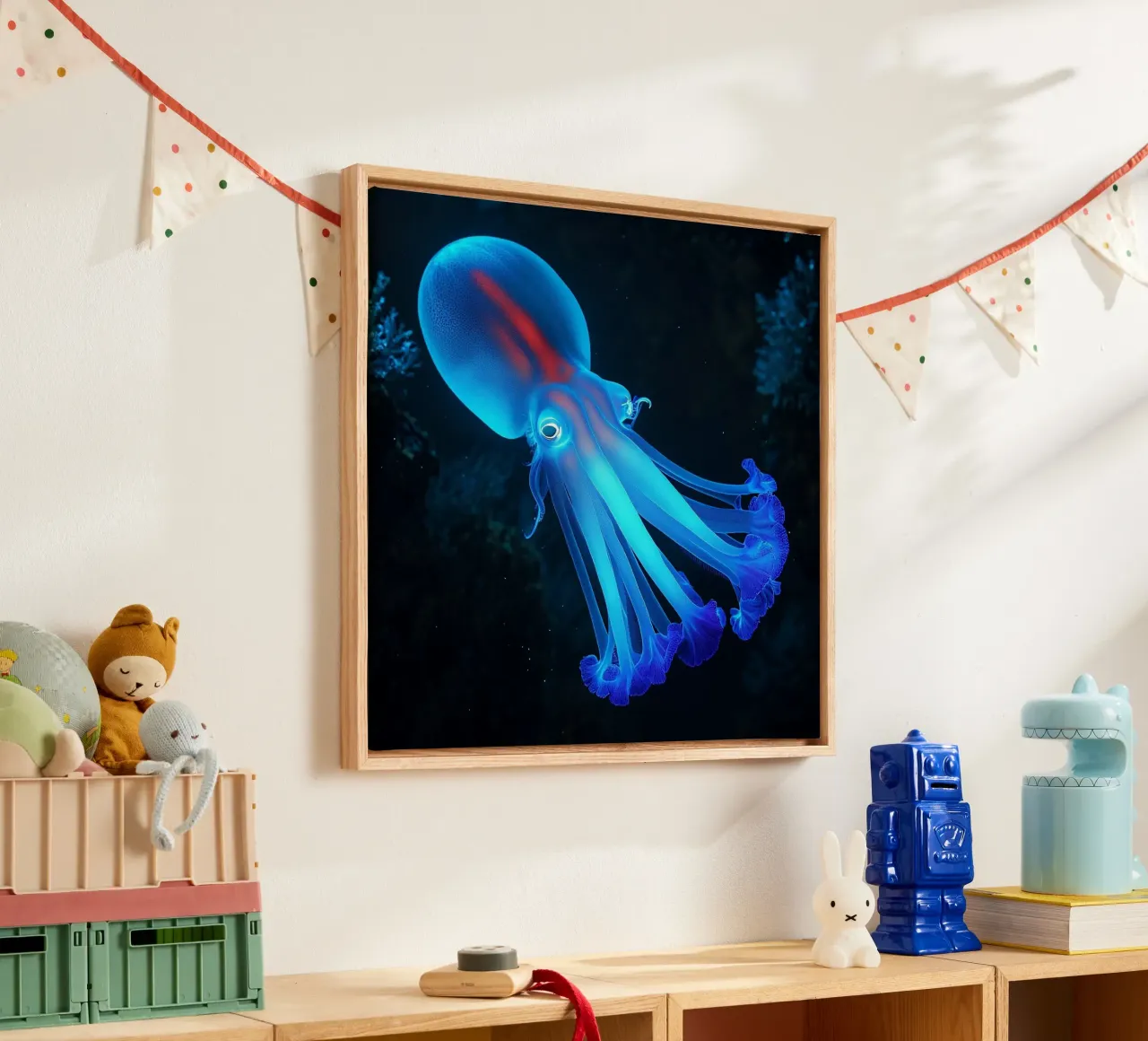 Whispers of the Ocean canvas with Floater frame by PhotoVibe Decor