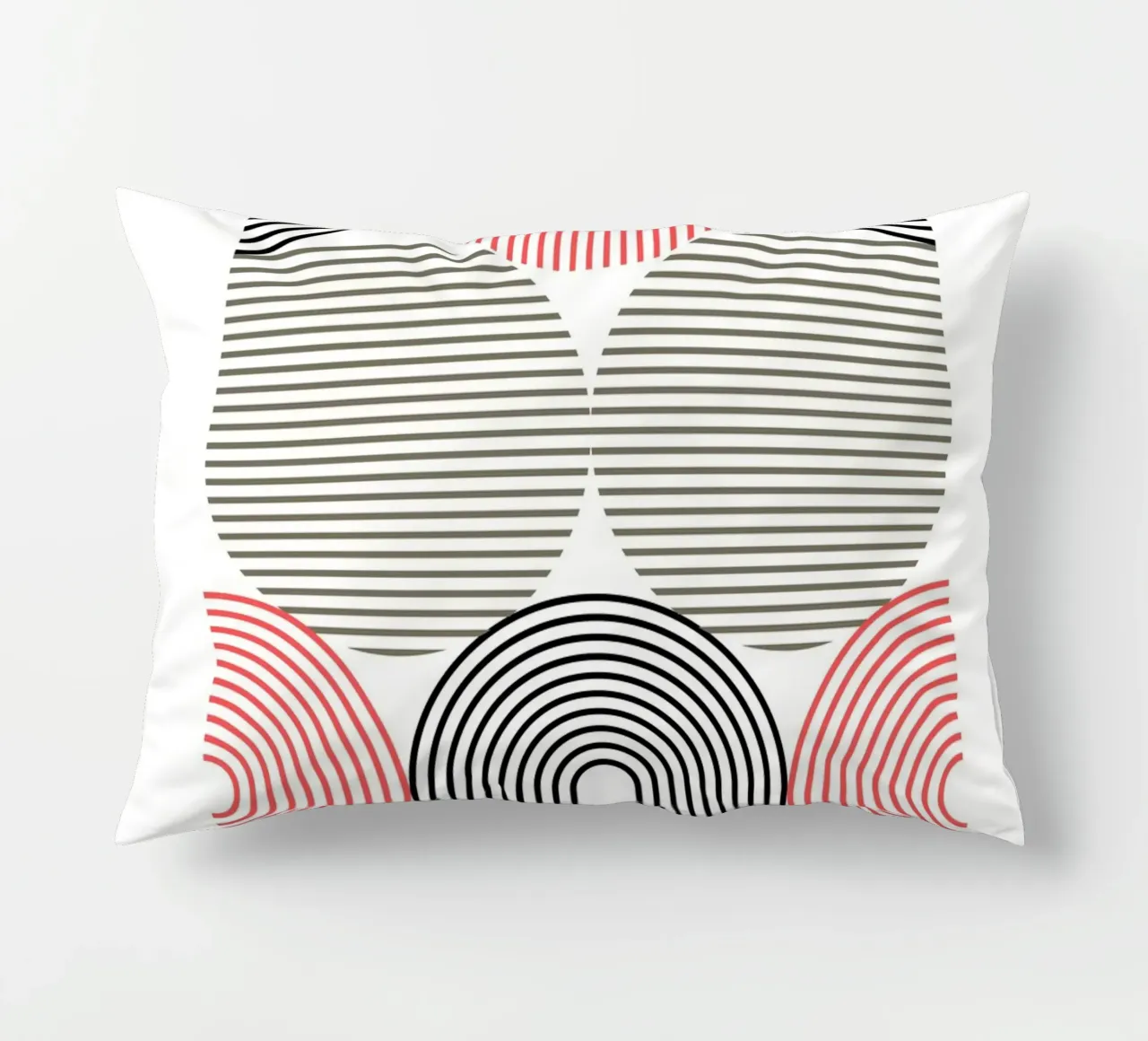 Bauhaus Retro Design - Arte geometrica moderna cuscino da Casa Calm