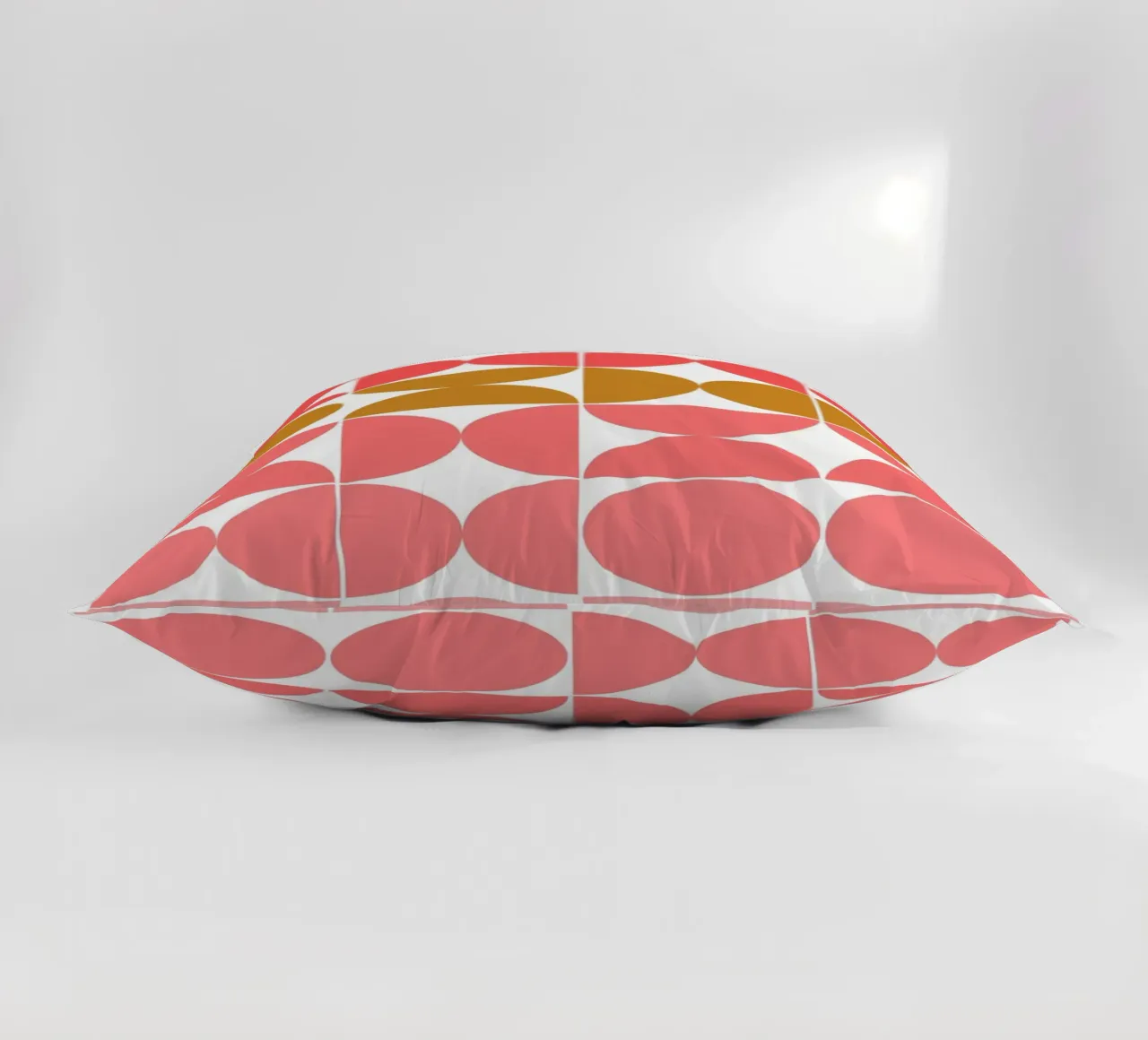 Bauhaus Graphic Art - Retro Geometry Poster decorative cushion by Casa Calm