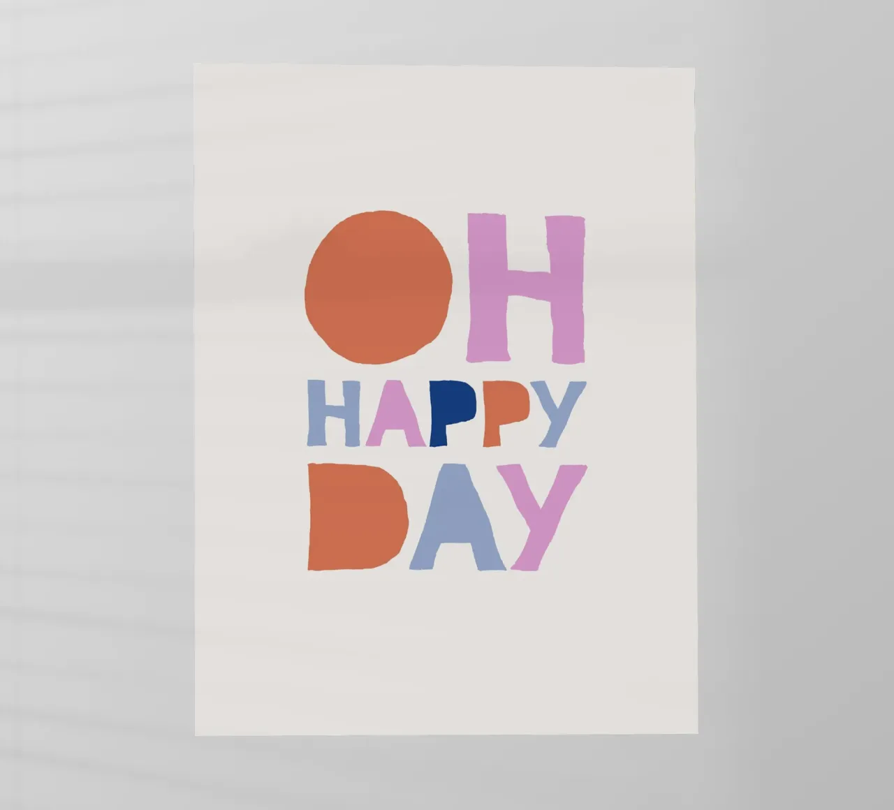 Oh happy day pellicola backlit da we line studio - art