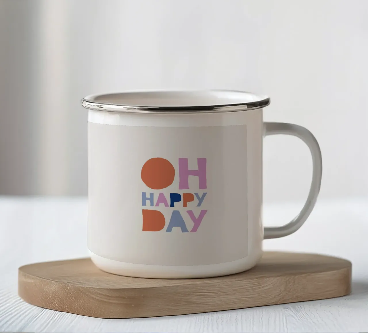 Oh happy day tazza in smalto da we line studio - art
