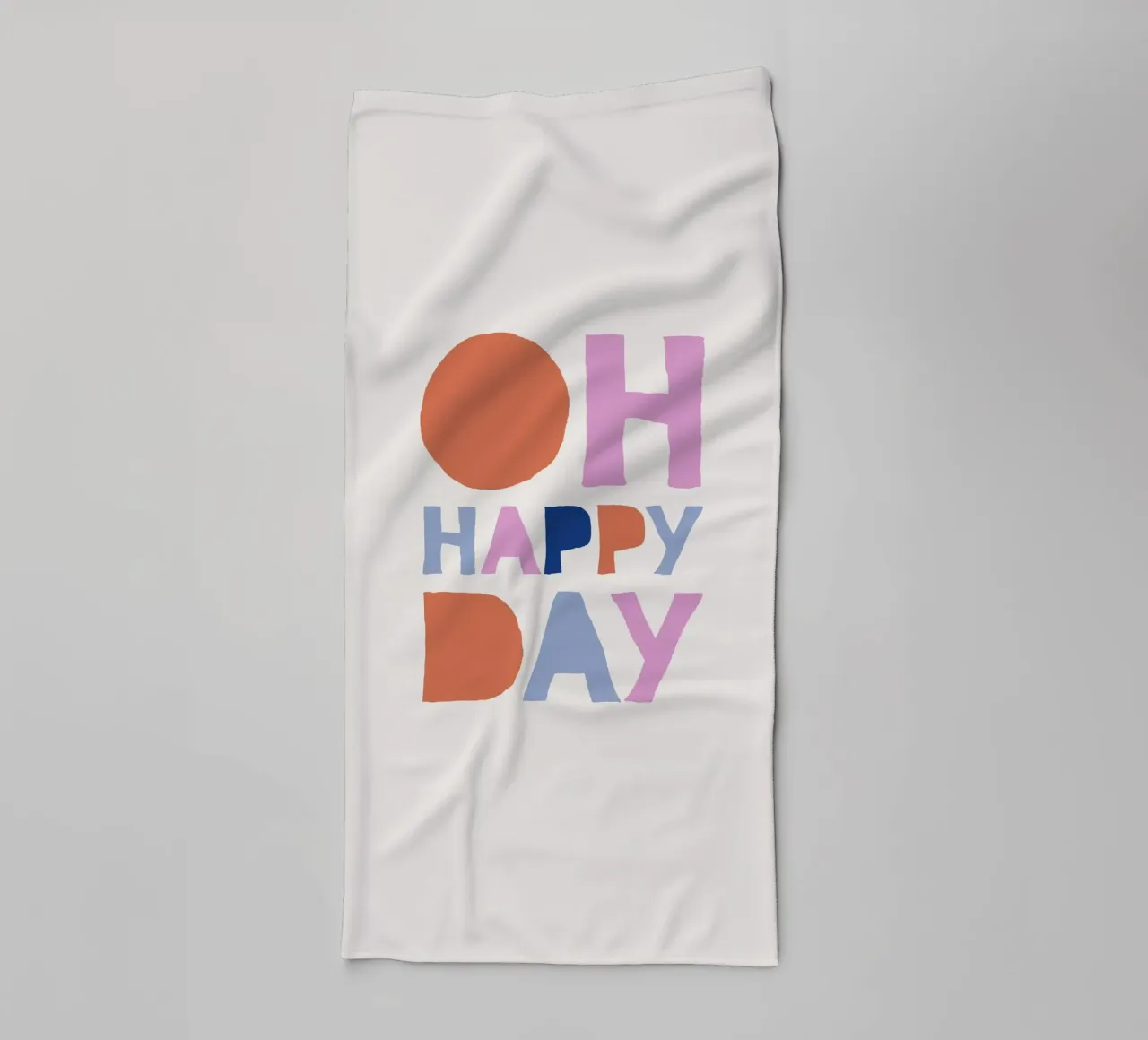 Oh happy day asciugamano da bagno da we line studio - art