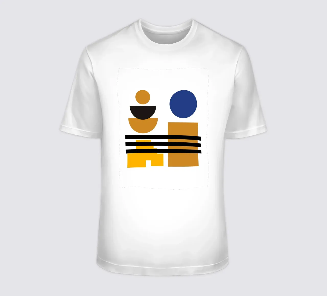 Formas modernas Bauhaus - Composición abstracta camiseta de Casa Calm