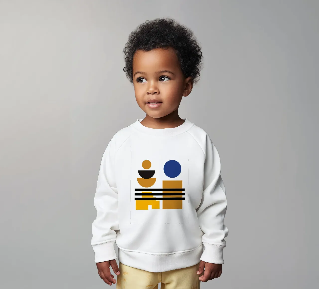 Formas modernas Bauhaus - Composición abstracta sudadera de bebé de Casa Calm