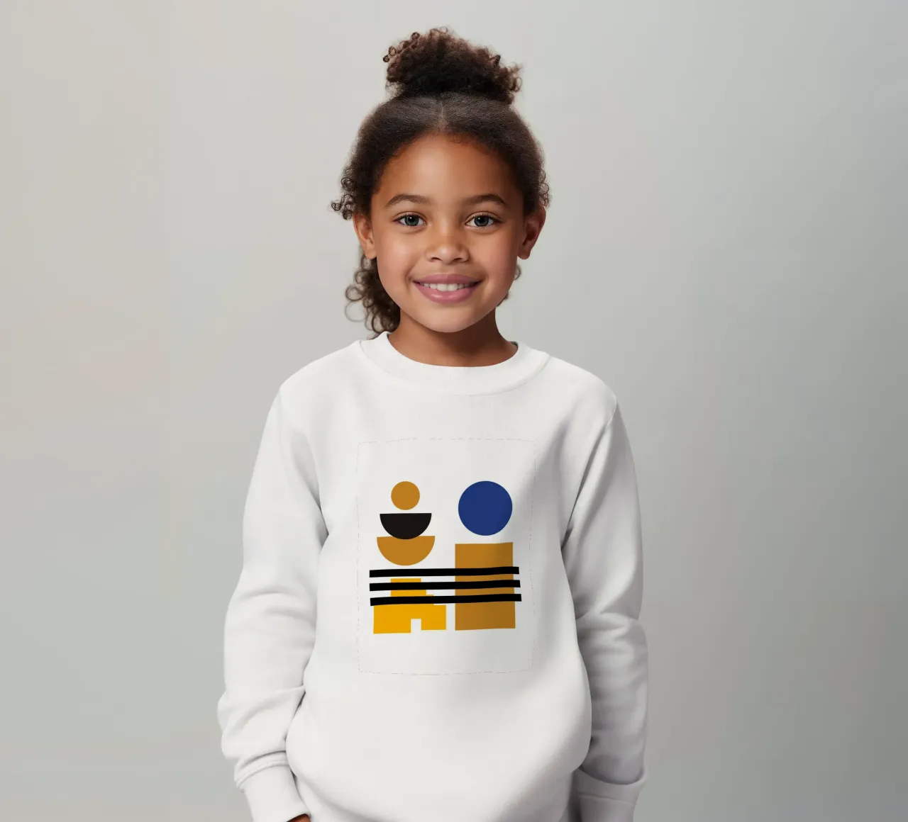 Forme moderne Bauhaus - Composizione astratta felpa bambino da Casa Calm