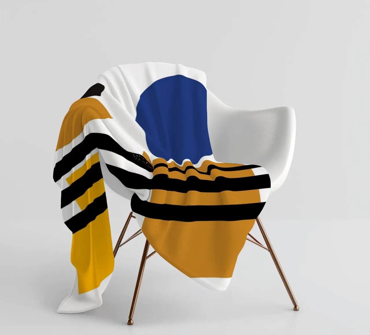 Forme moderne Bauhaus - Composizione astratta coperta in pile da Casa Calm