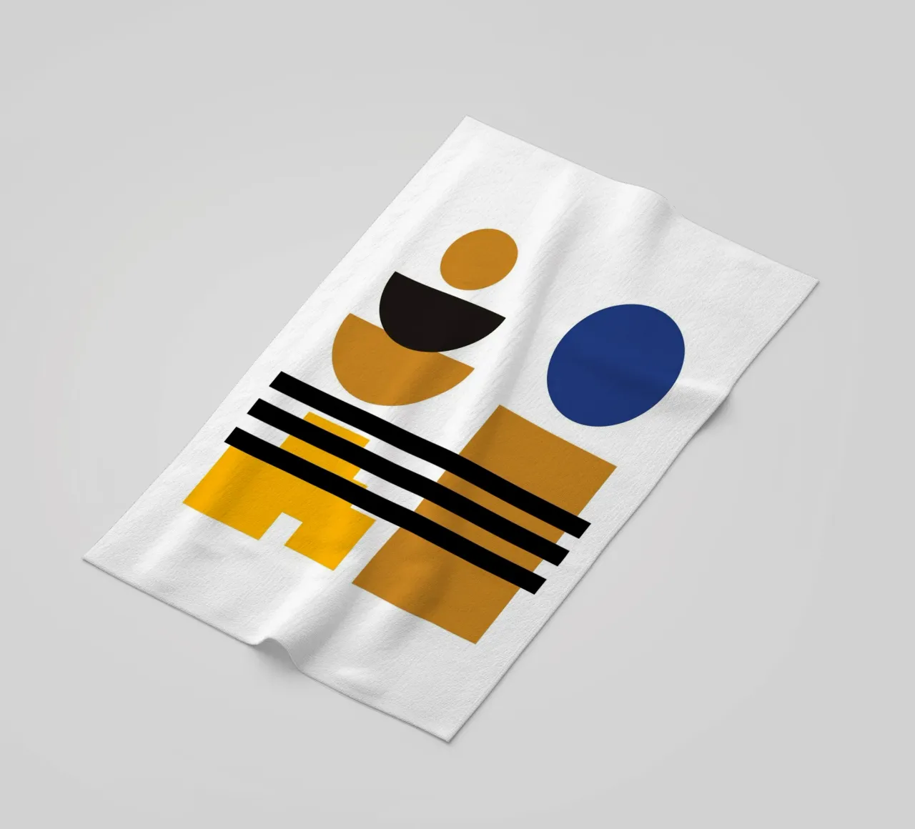 Forme moderne Bauhaus - Composizione astratta telo mare da Casa Calm
