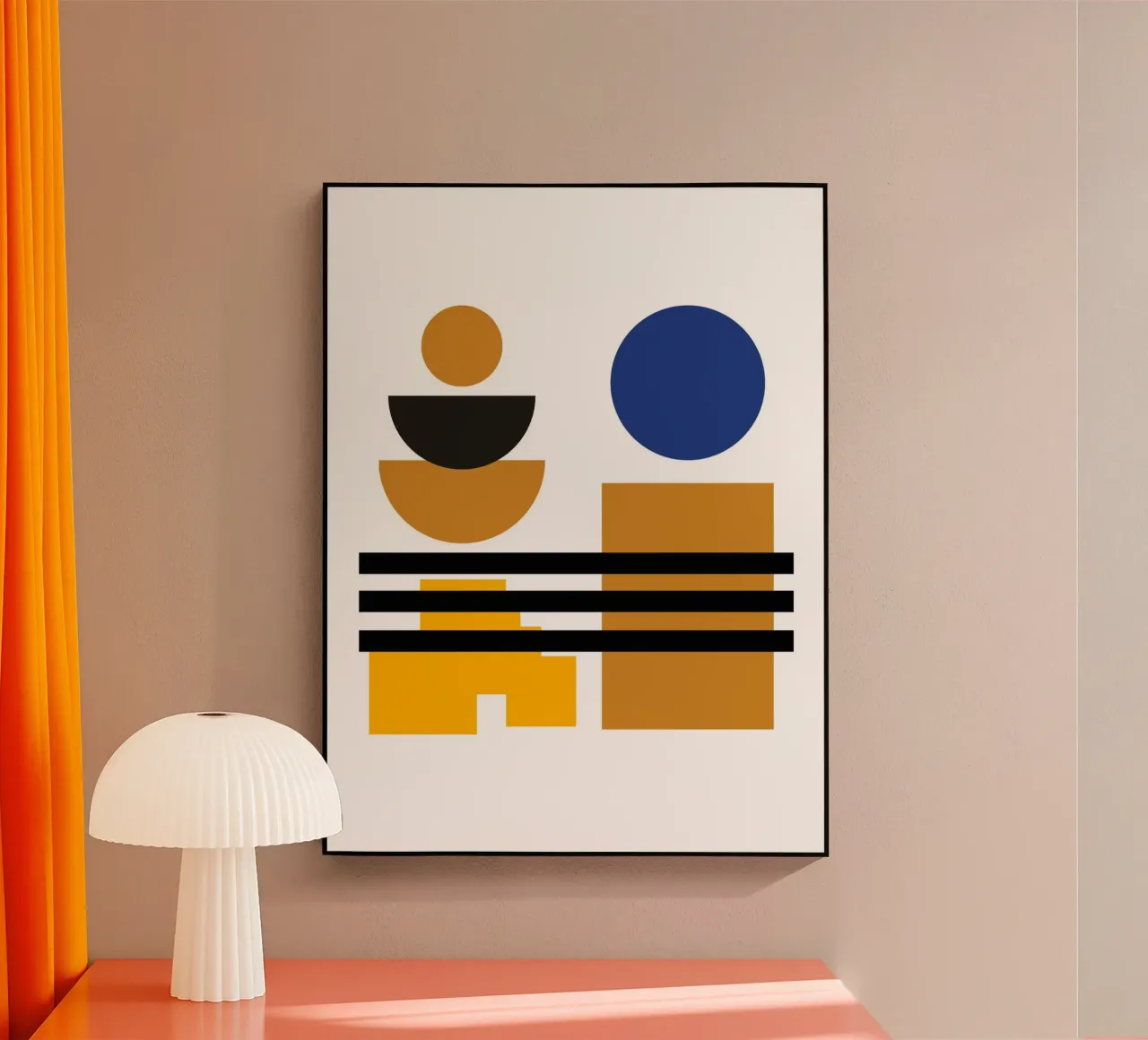Formas modernas Bauhaus - Composición abstracta metacrilato de Casa Calm