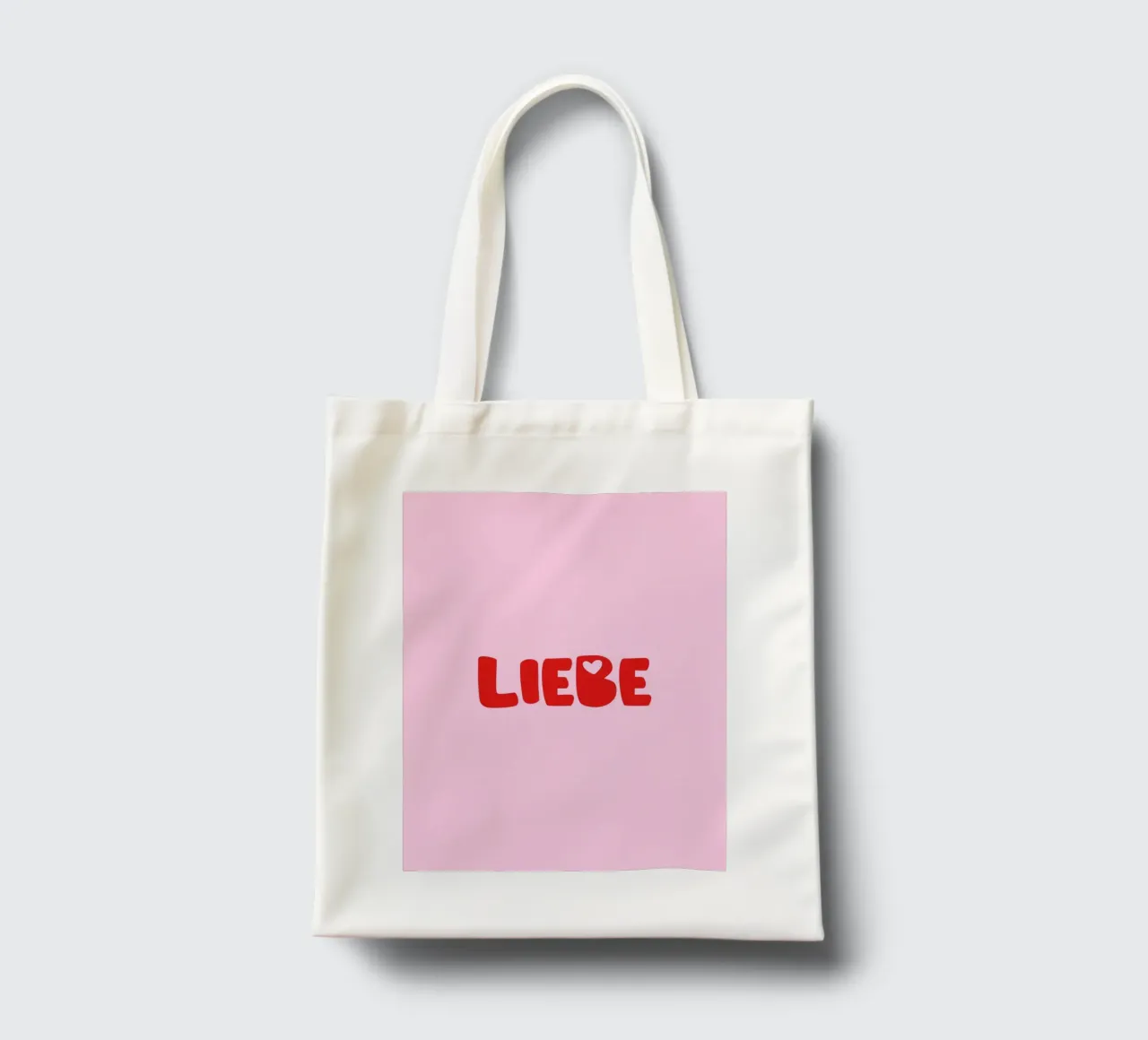 Liebe Love borsa in juta da Attaboy Dsgn
