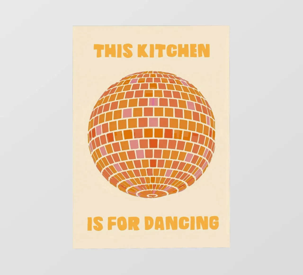 This Kitchen Is for Dancing pellicola backlit da Attaboy Dsgn