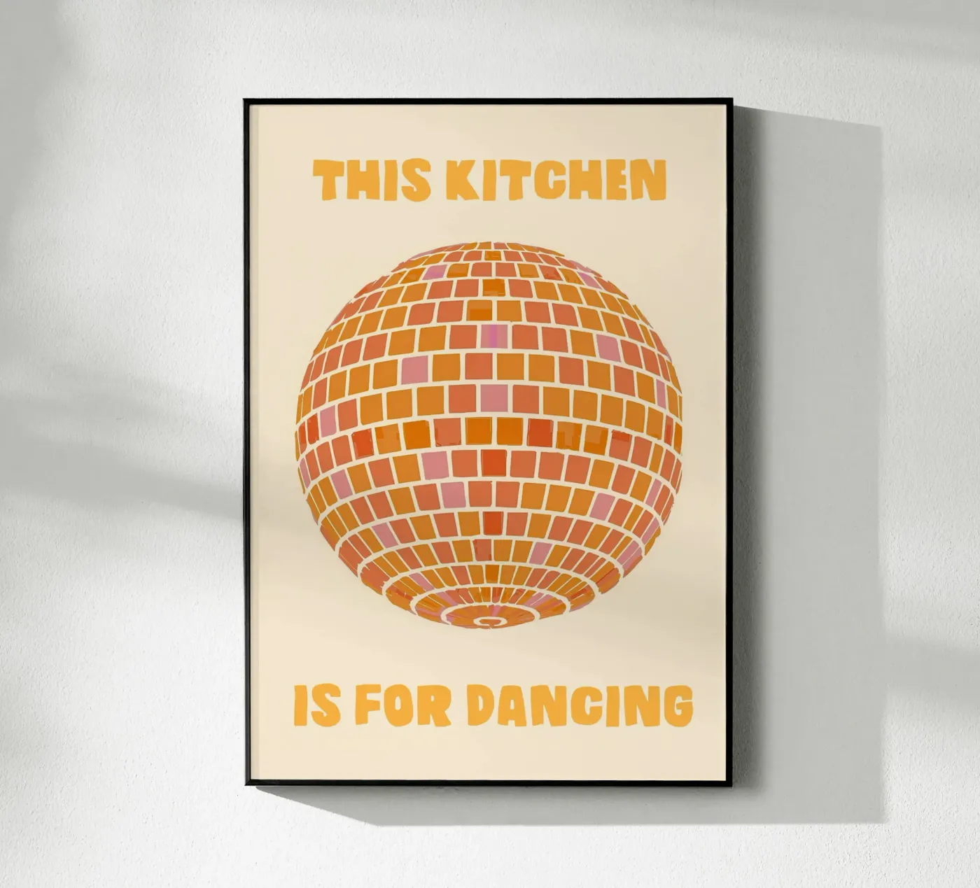 This Kitchen Is for Dancing Acryl-Glas von Attaboy Dsgn