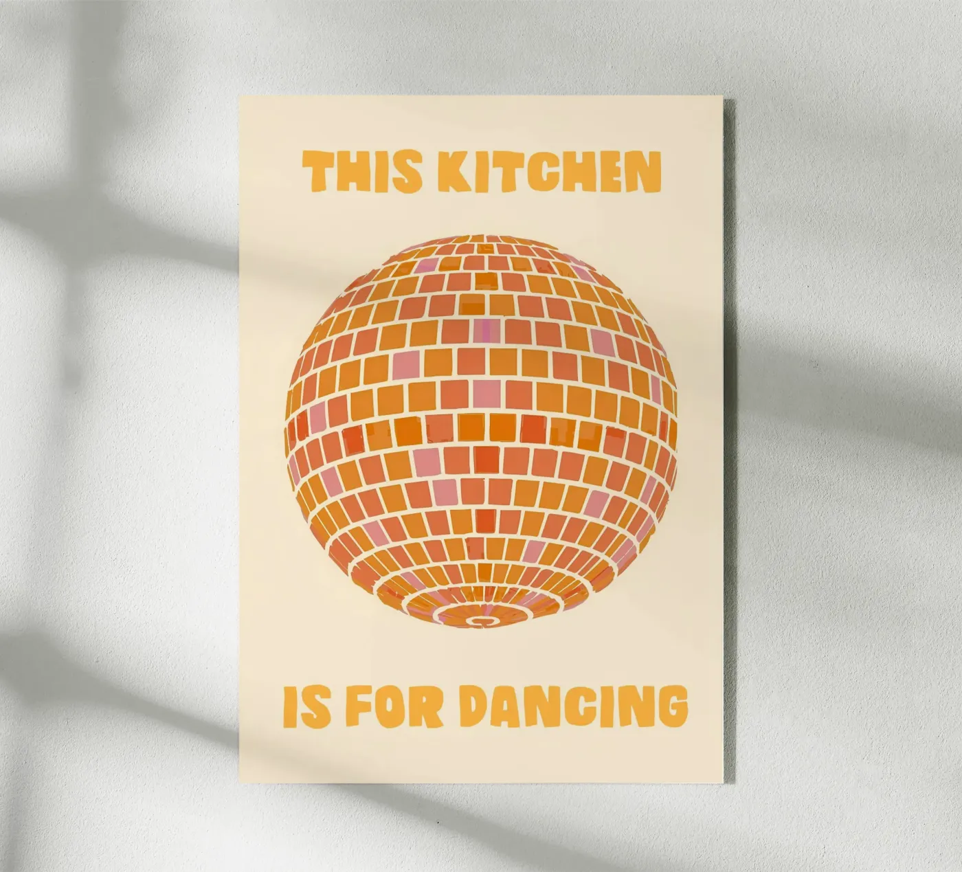 This Kitchen Is for Dancing Acryl-Glas von Attaboy Dsgn