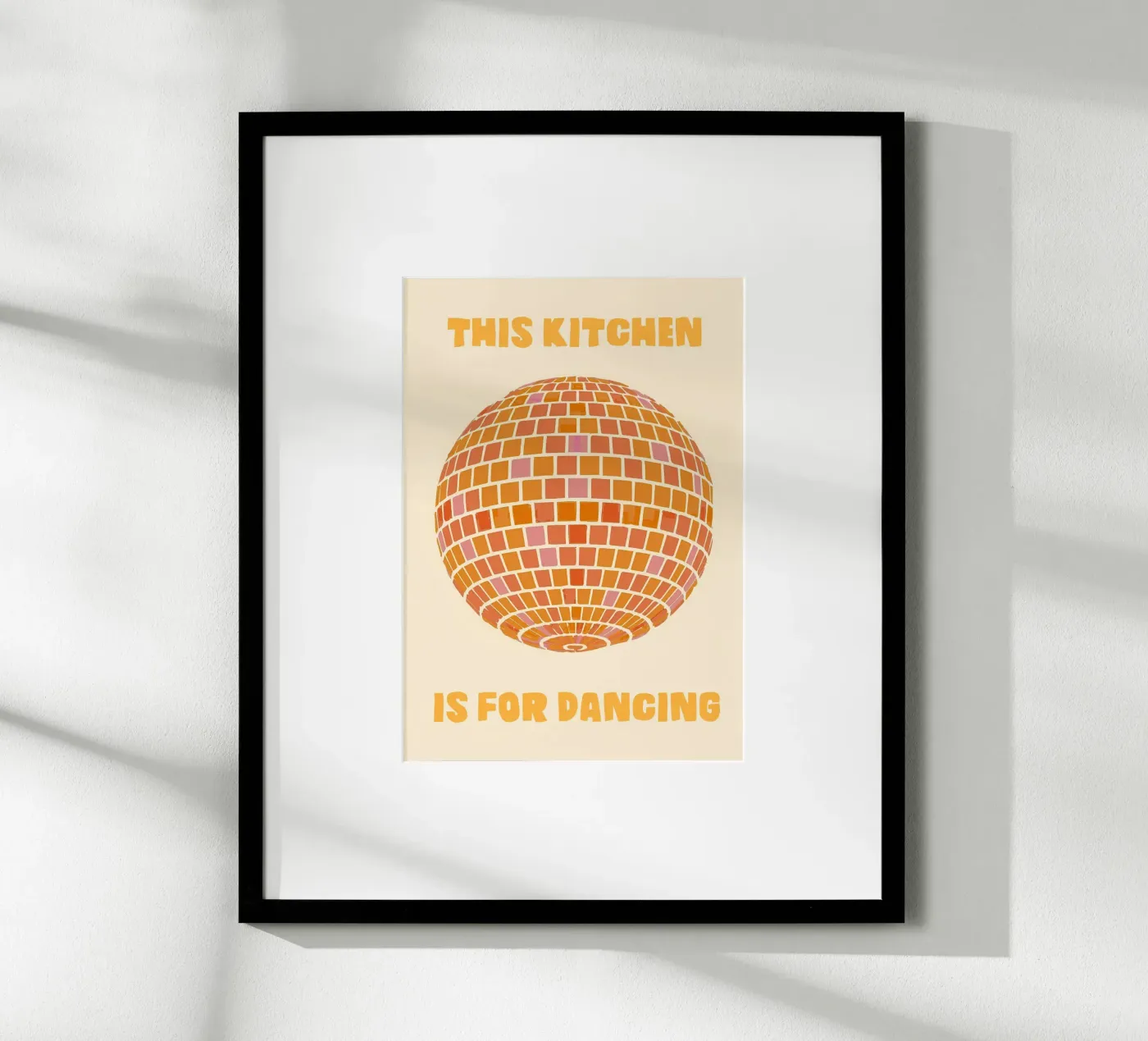 This Kitchen Is for Dancing poster by Attaboy Dsgn