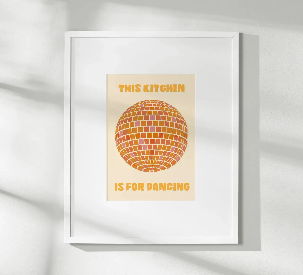 This Kitchen Is for Dancing poster da Attaboy Dsgn