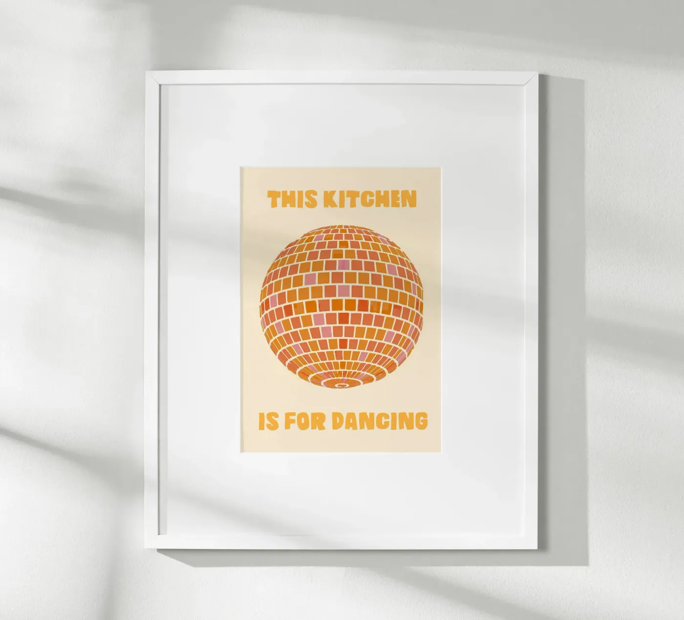 This Kitchen Is for Dancing poster by Attaboy Dsgn