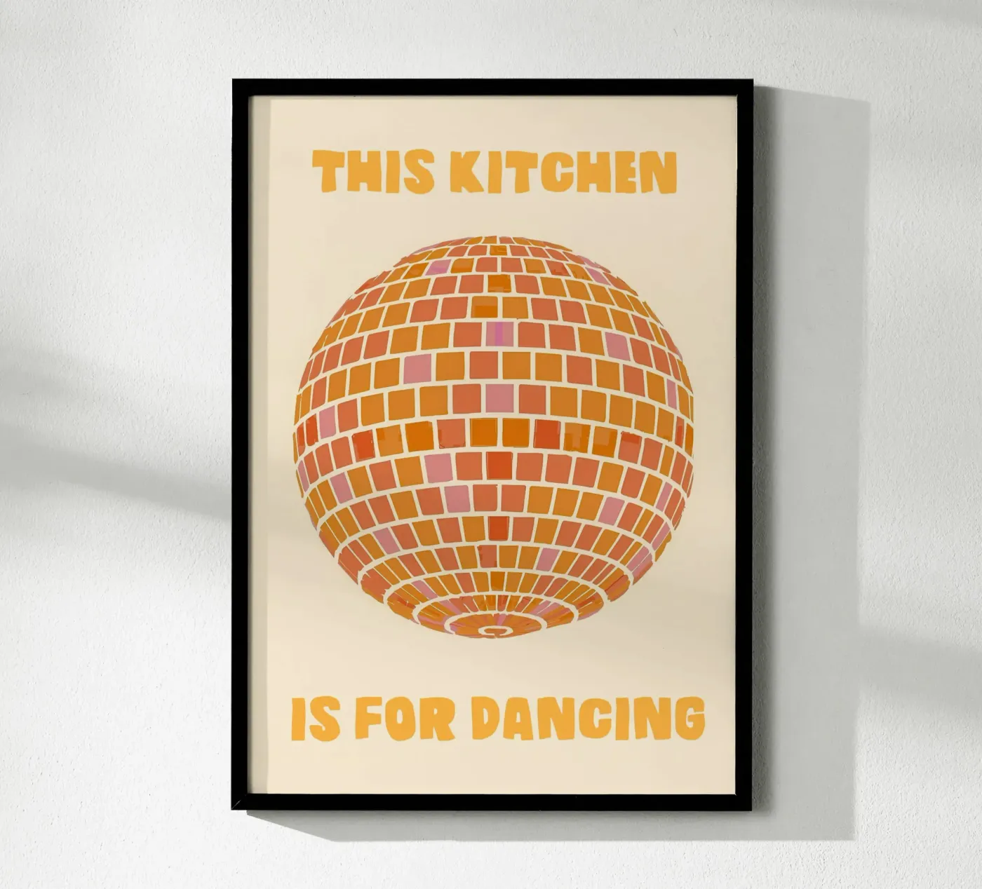 This Kitchen Is for Dancing poster by Attaboy Dsgn