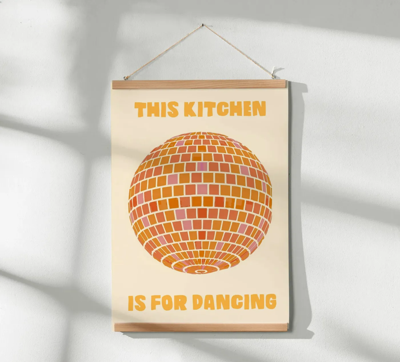 This Kitchen Is for Dancing poster by Attaboy Dsgn