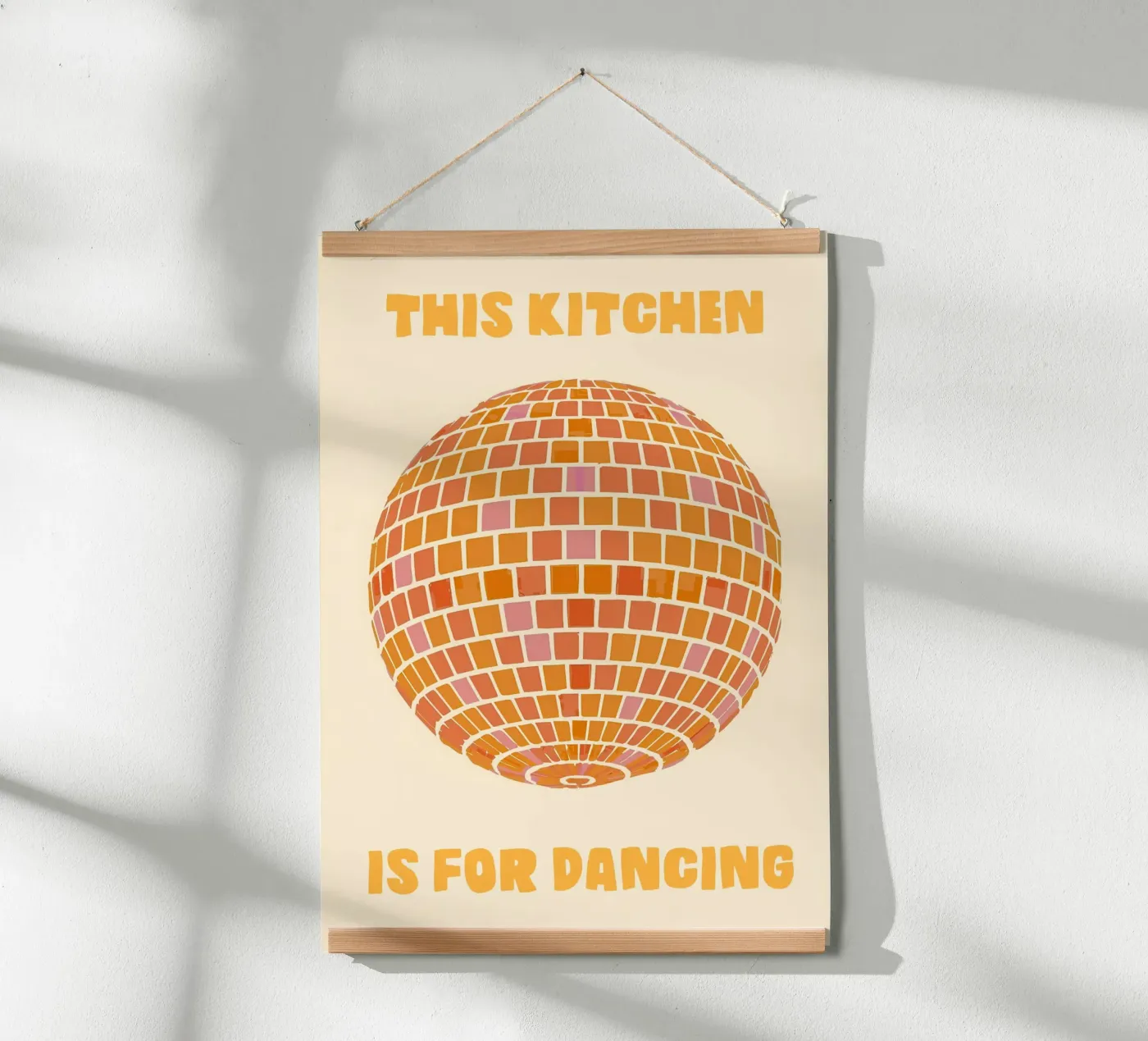 This Kitchen Is for Dancing poster by Attaboy Dsgn
