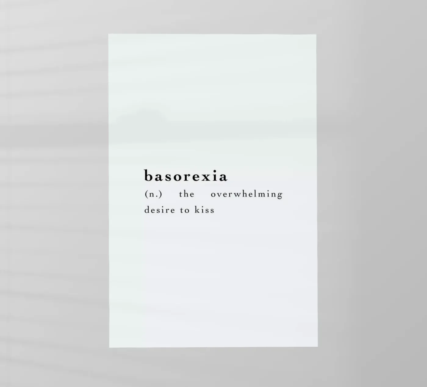 Basorexia backlit folie van Studio One