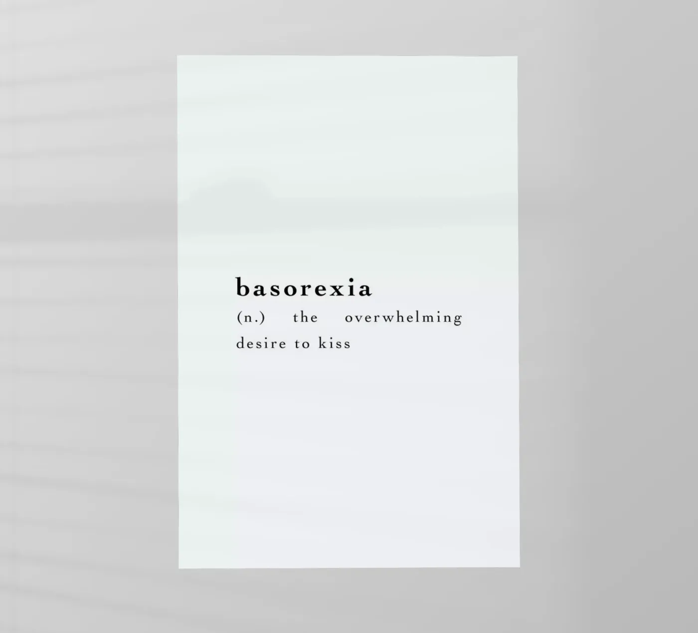 Basorexia pellicola backlit da Studio One