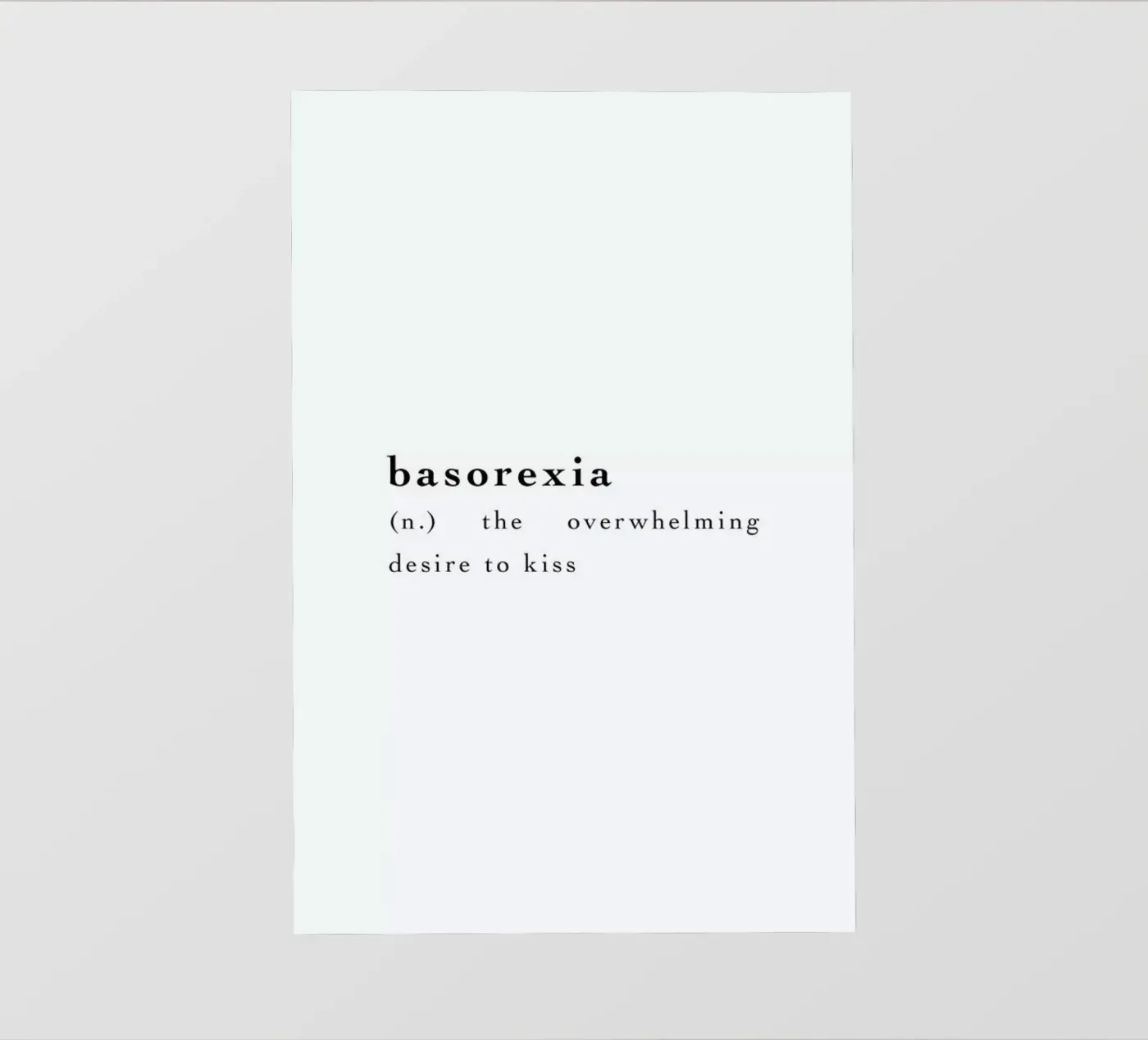 Basorexia telo in pvc da Studio One