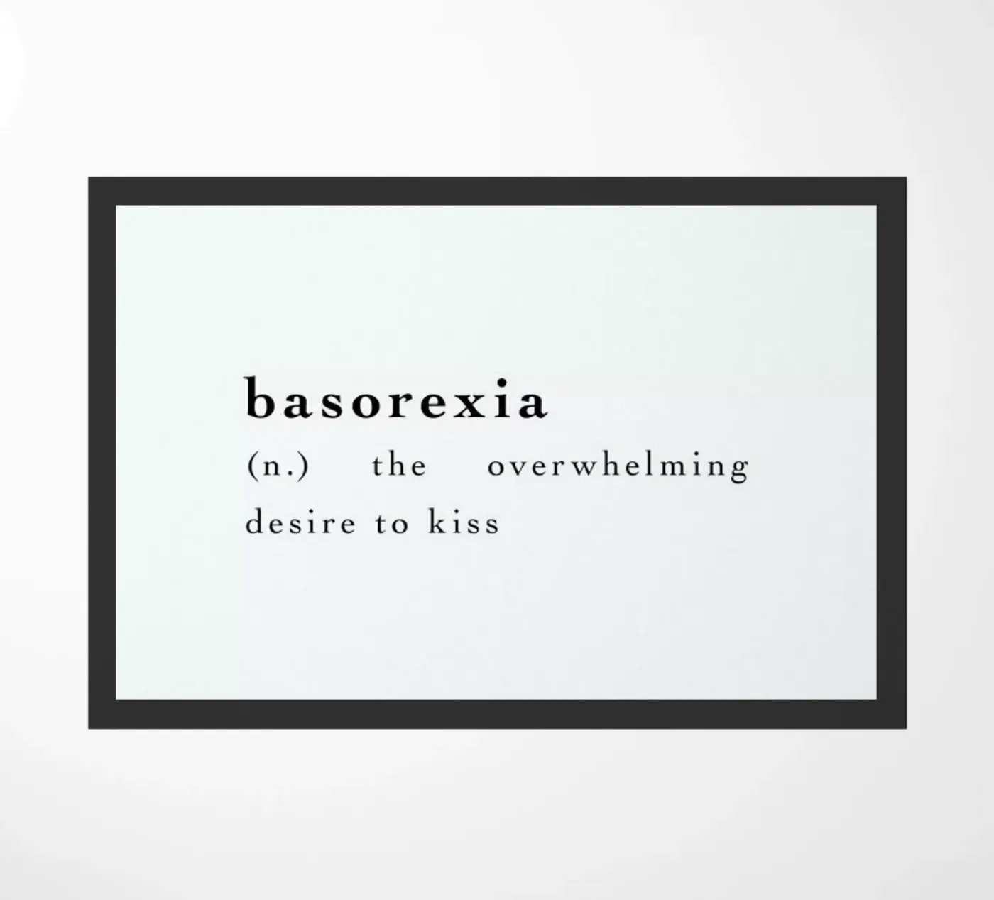 Basorexia paillasson de Studio One