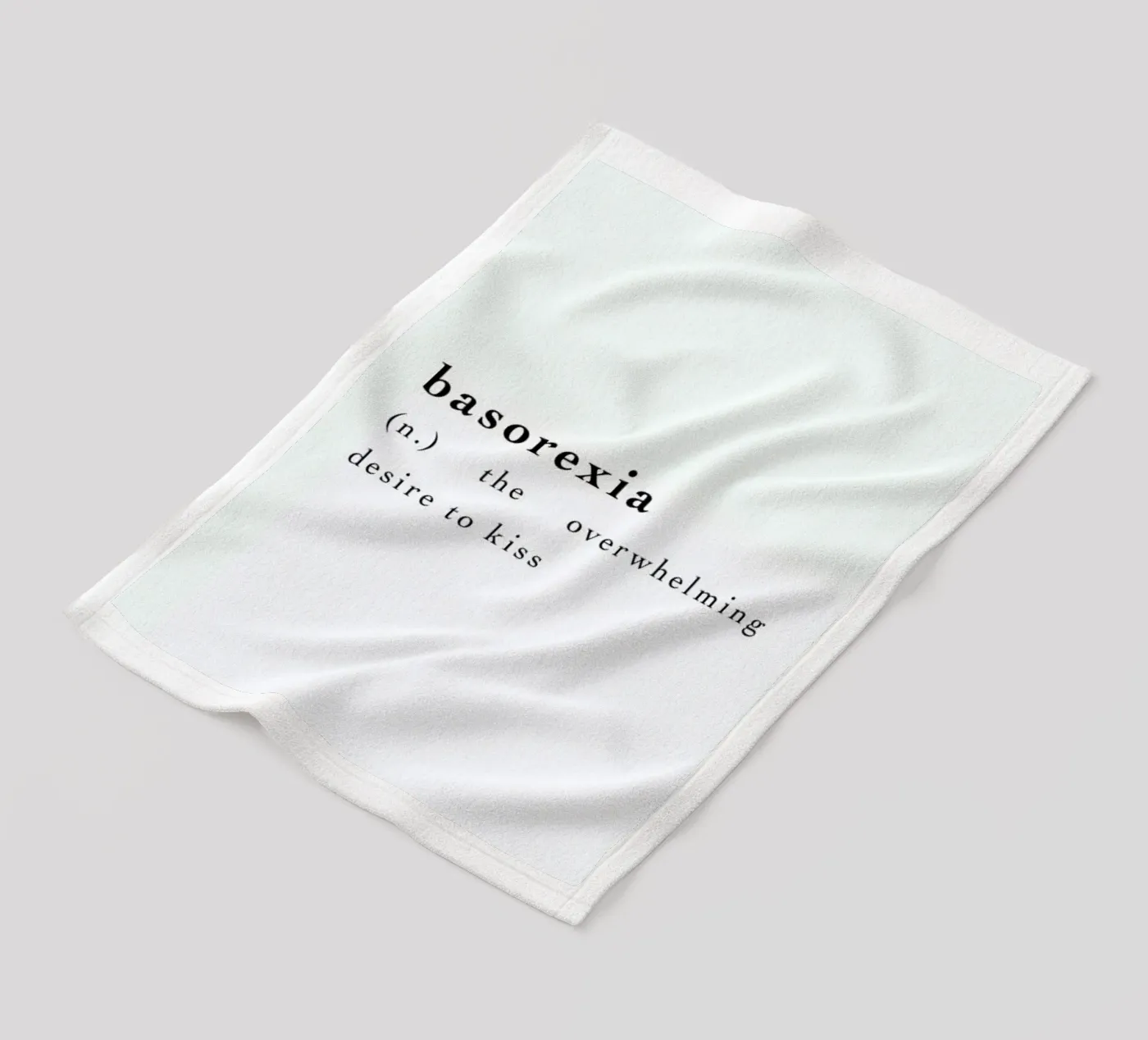 Basorexia fleece blanket by Studio One