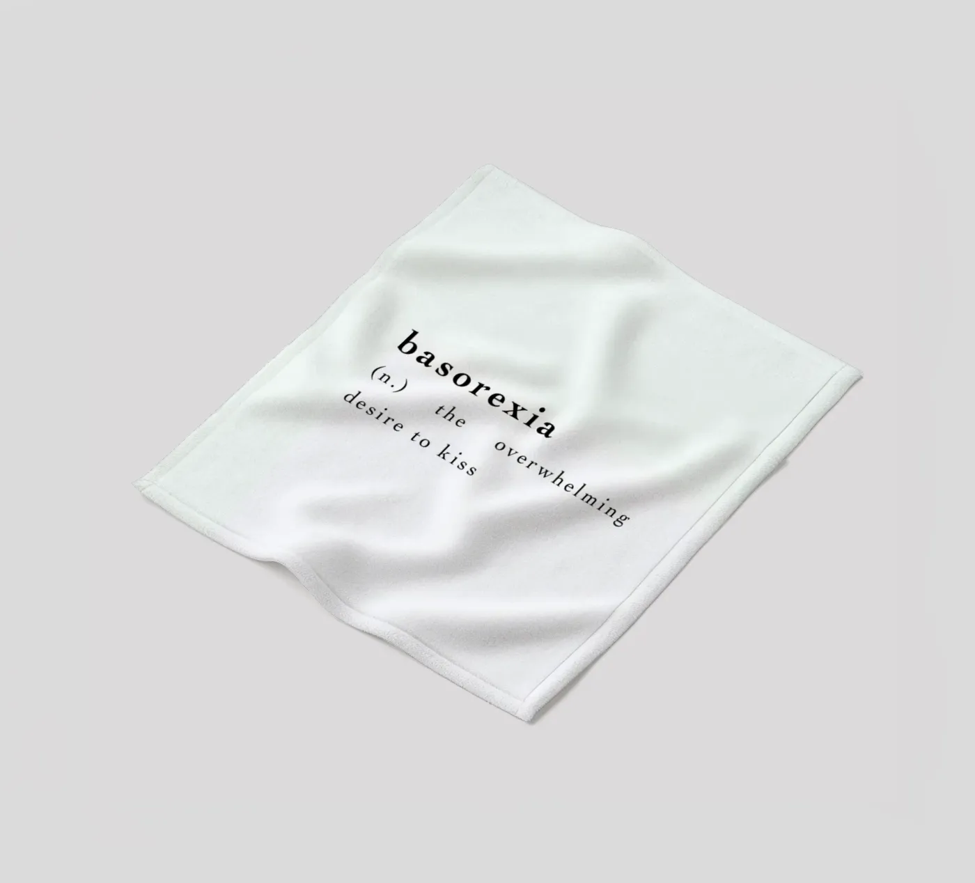 Basorexia fleece blanket by Studio One