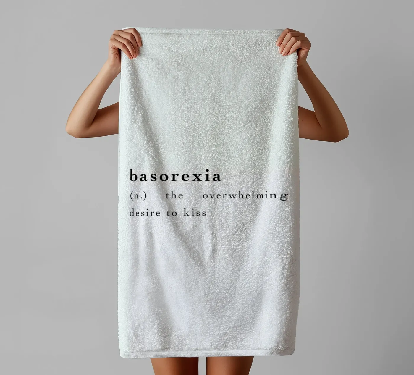 Basorexia towel by Studio One