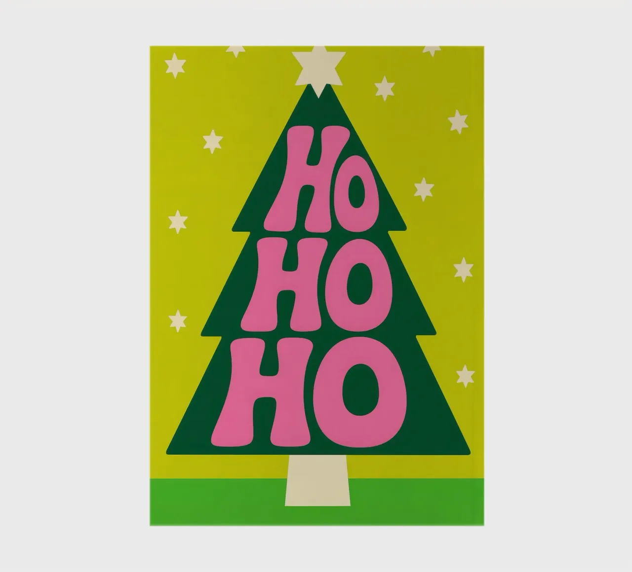 Ho Ho Ho Christmas Tree notebook by Attaboy Dsgn