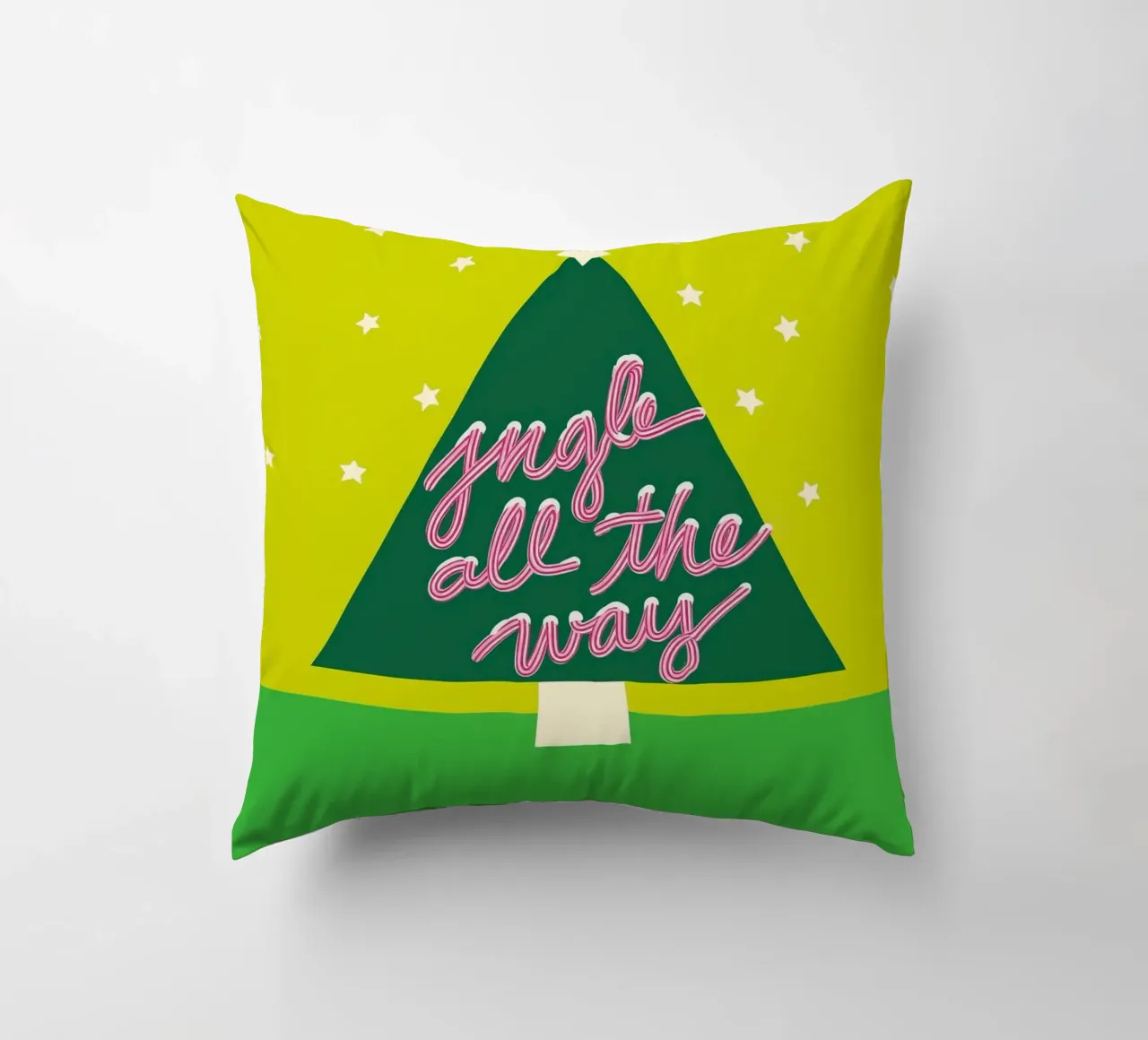 Jingle All the Way cuscino da Attaboy Dsgn