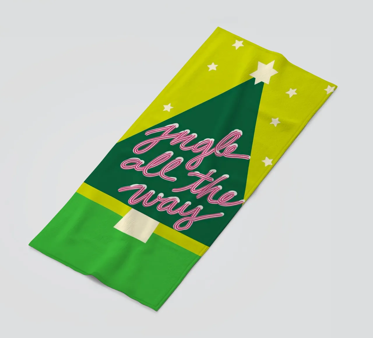 Jingle All the Way telo mare da Attaboy Dsgn