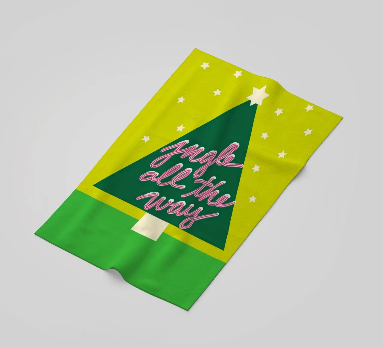 Jingle All the Way telo mare da Attaboy Dsgn