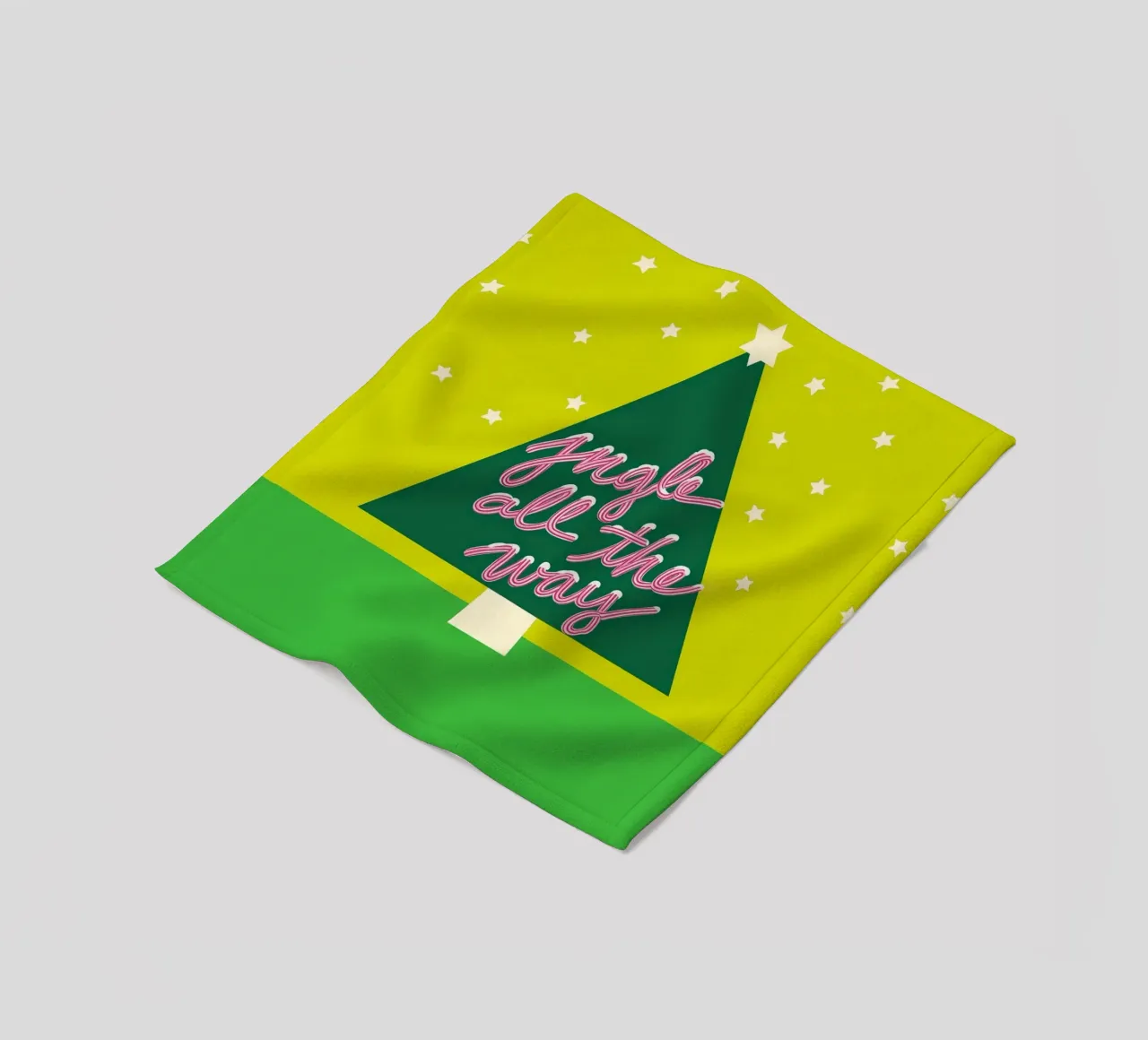 Jingle All the Way coperta in pile da Attaboy Dsgn