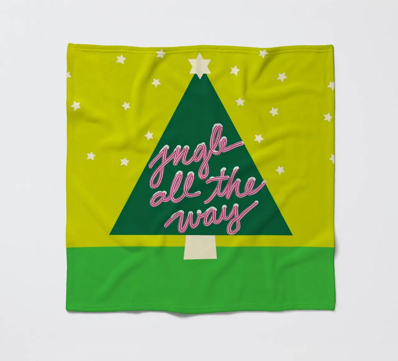 Jingle All the Way coperta in pile da Attaboy Dsgn