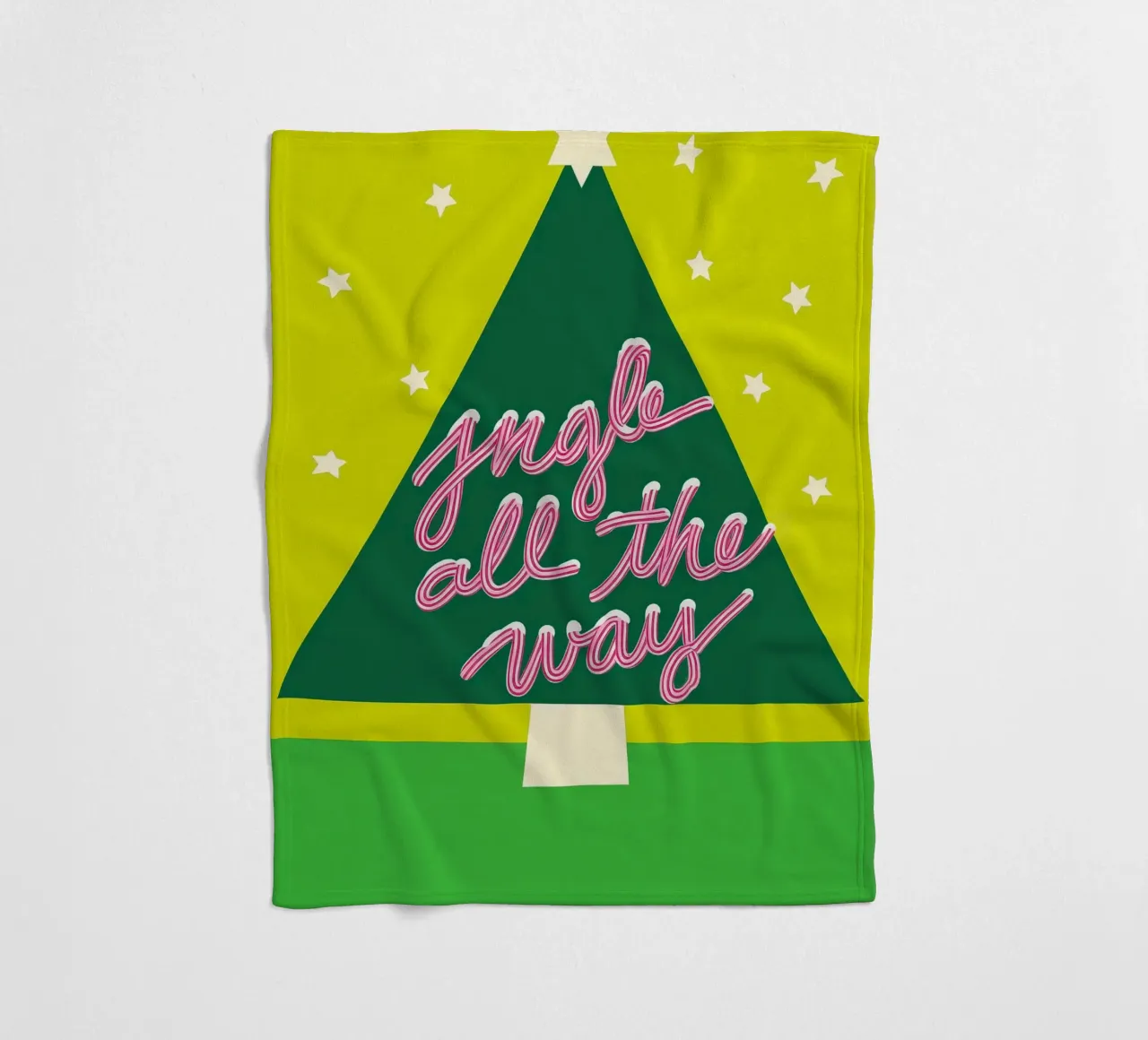 Jingle All the Way coperta in pile da Attaboy Dsgn