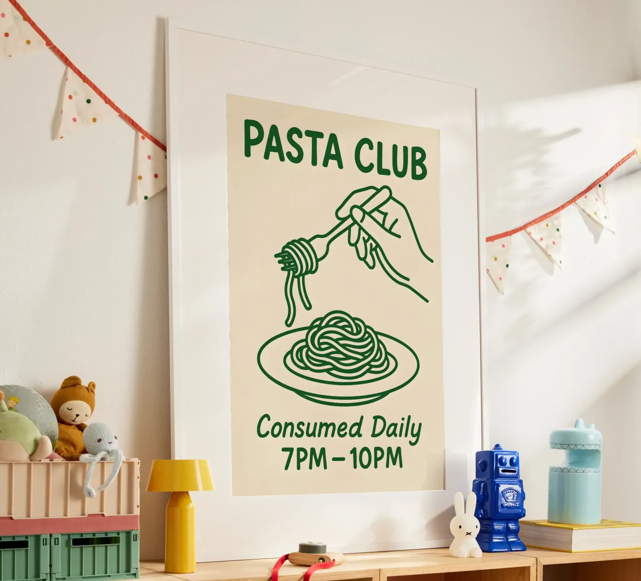 The Pasta Club hahnemühle by Wall of Whispers