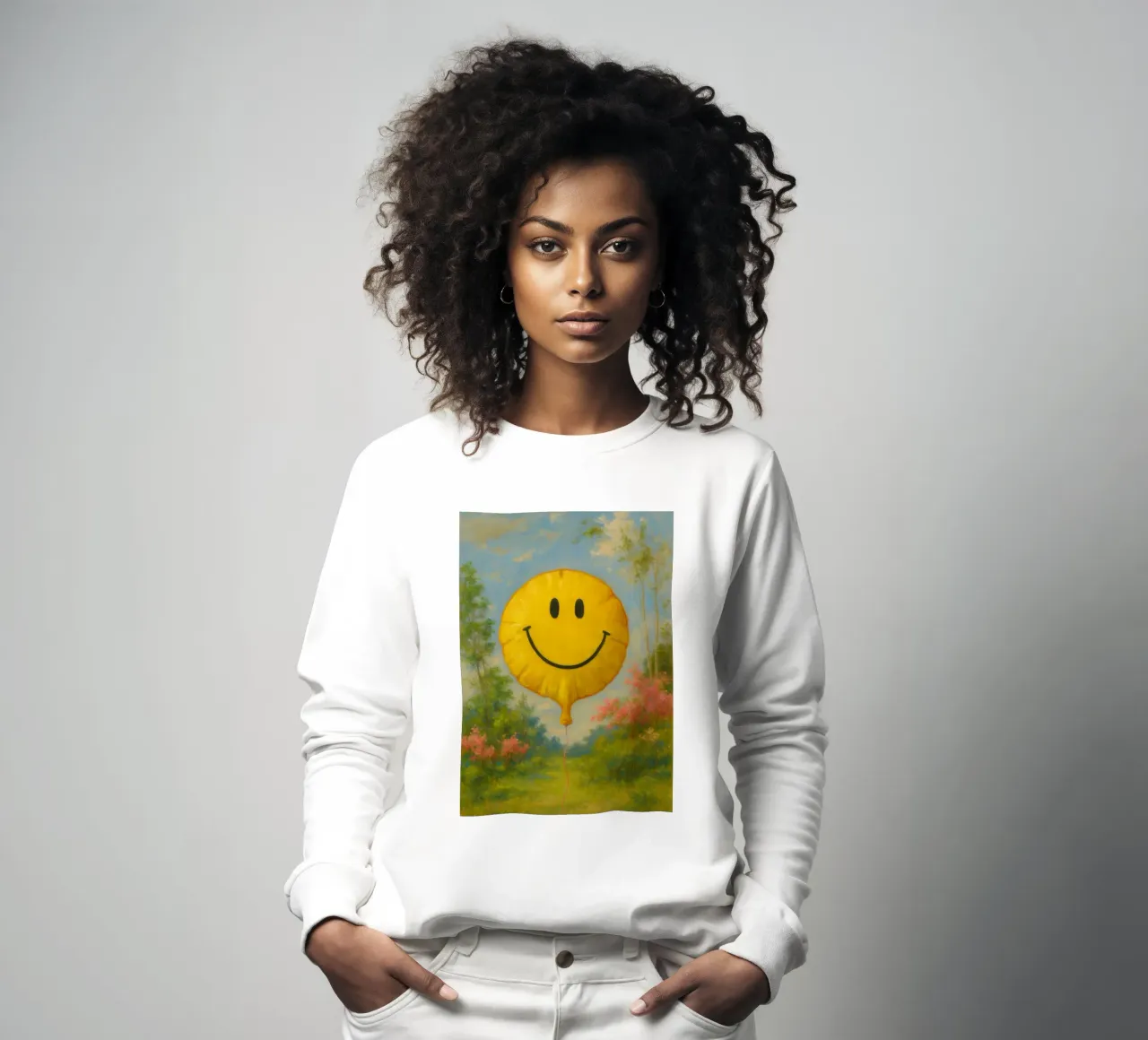 Smiling Balloon felpa da Attaboy Dsgn