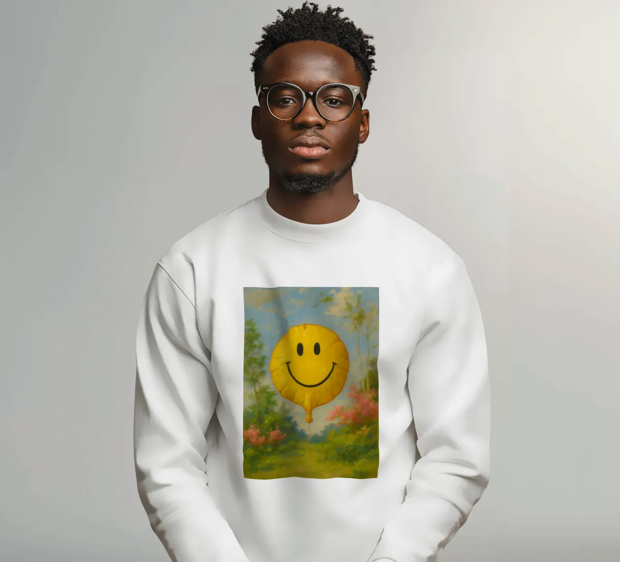 Smiling Balloon felpa da Attaboy Dsgn