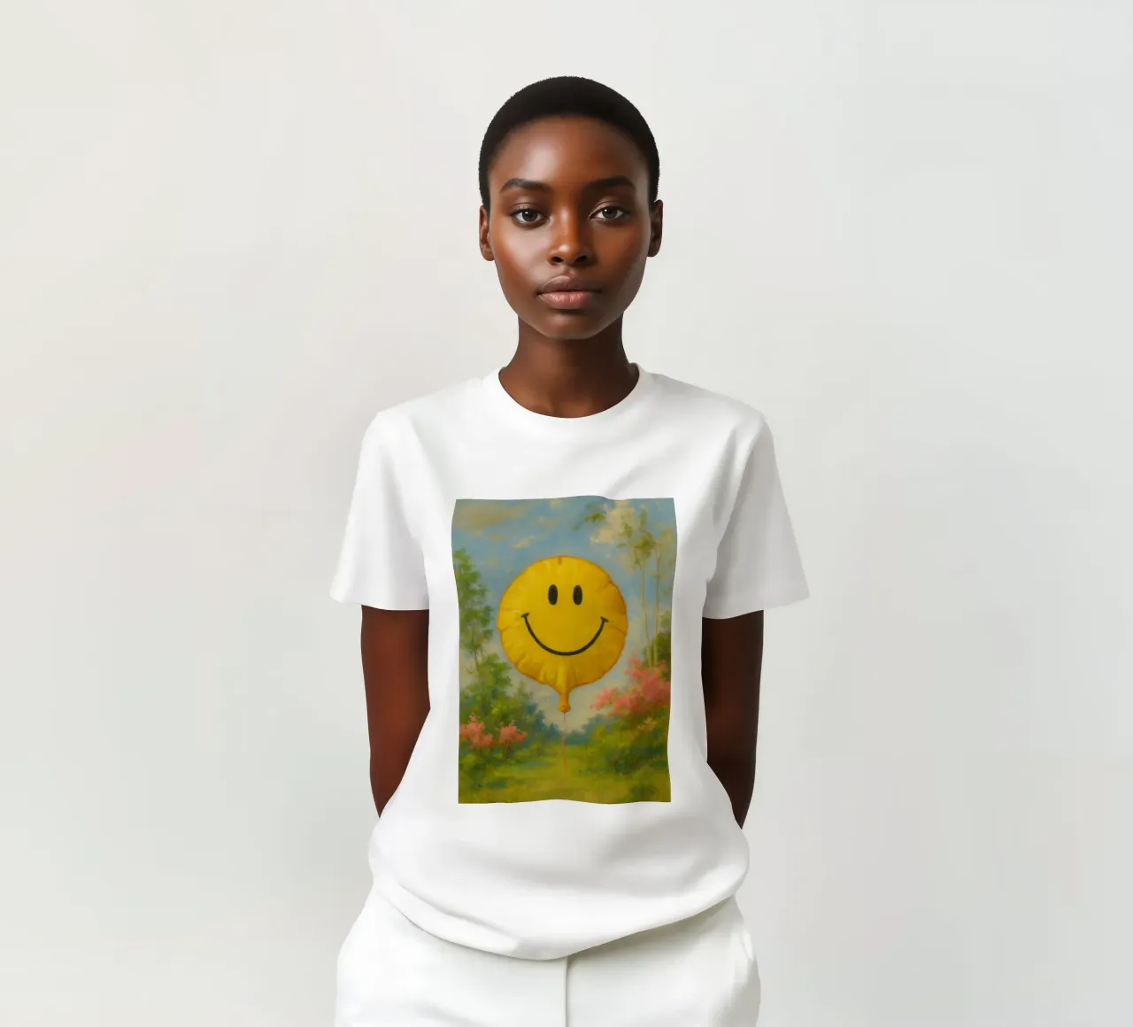 Smiling Balloon t-shirt da Attaboy Dsgn